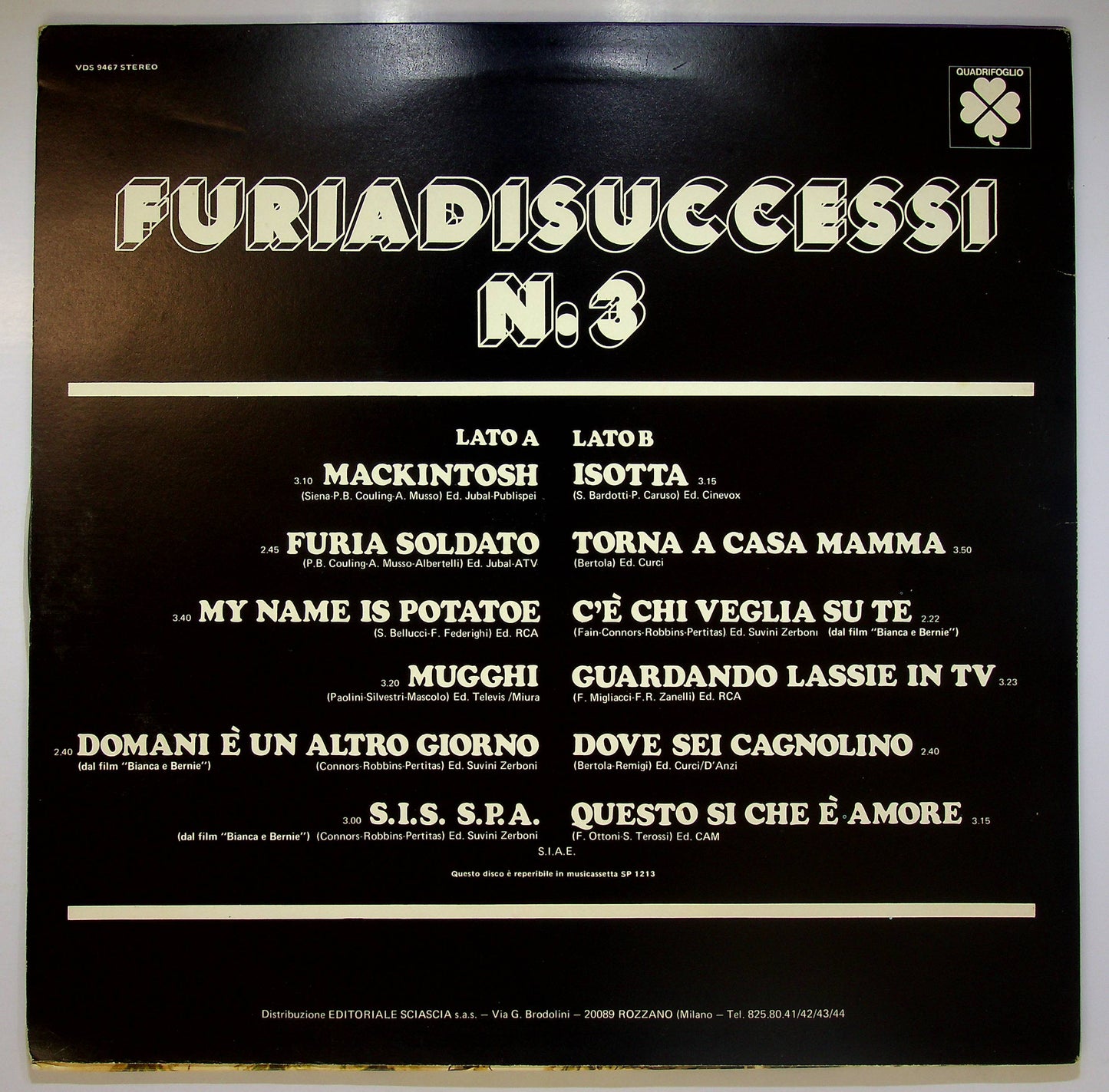 EBOND Various - Furia Di Successi N. 3 Vinile V082125