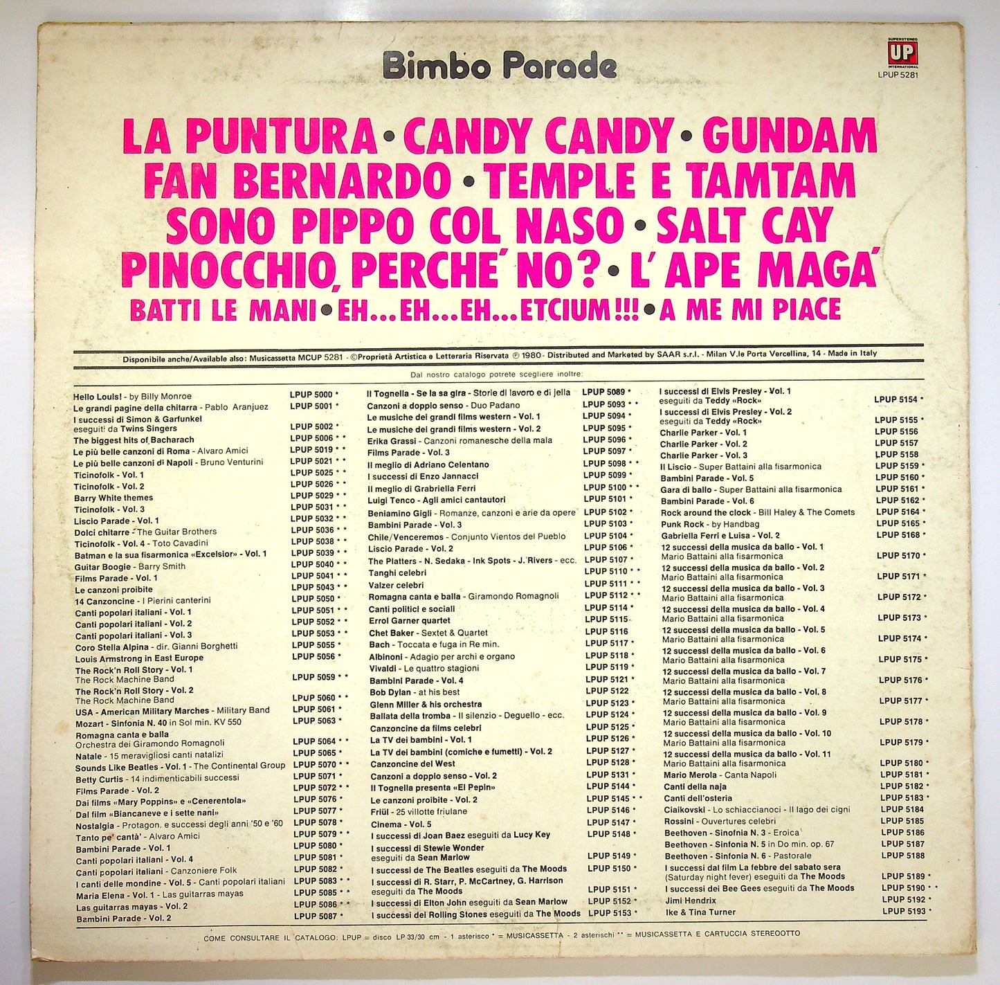 EBOND Various - Bimbo Parade Vinile V082127
