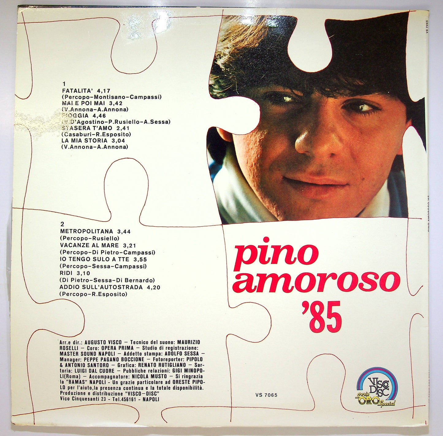 EBOND Pino Amoroso - Pino Amoroso '85 Vinile V082136