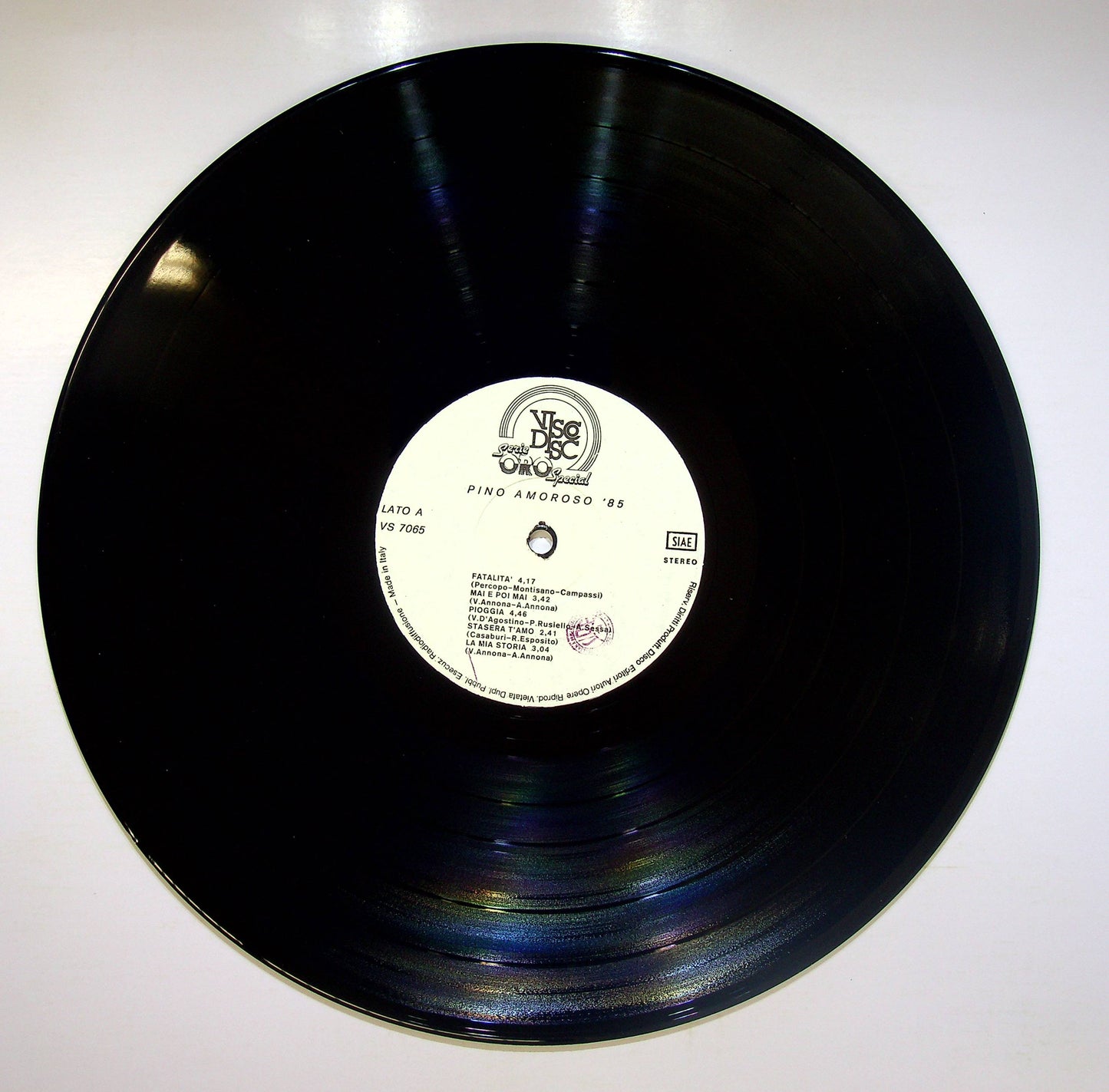EBOND Pino Amoroso - Pino Amoroso '85 Vinile V082136