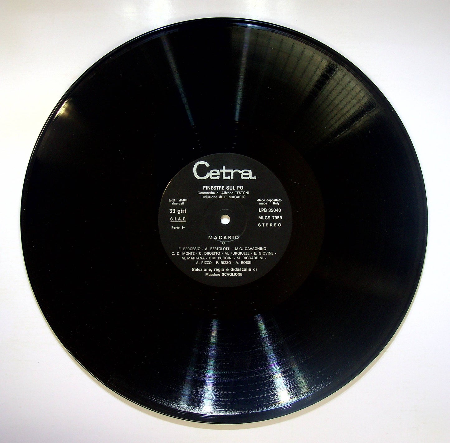 EBOND Erminio Macario - Finestre Sul Po Vinile V082139