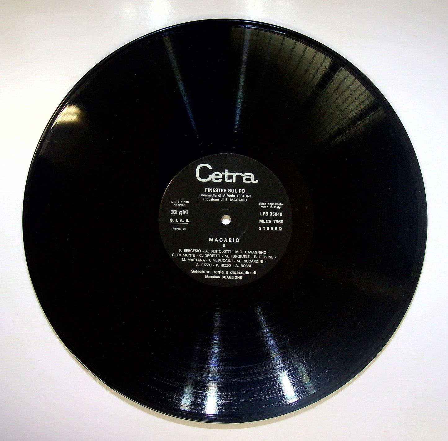EBOND Erminio Macario - Finestre Sul Po Vinile V082139