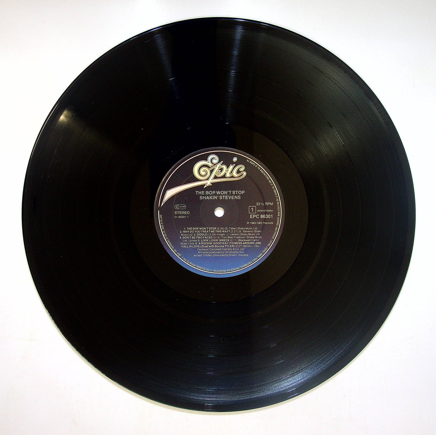 EBOND Shakin' Stevens - The Bop Won't Stop Vinile V083008