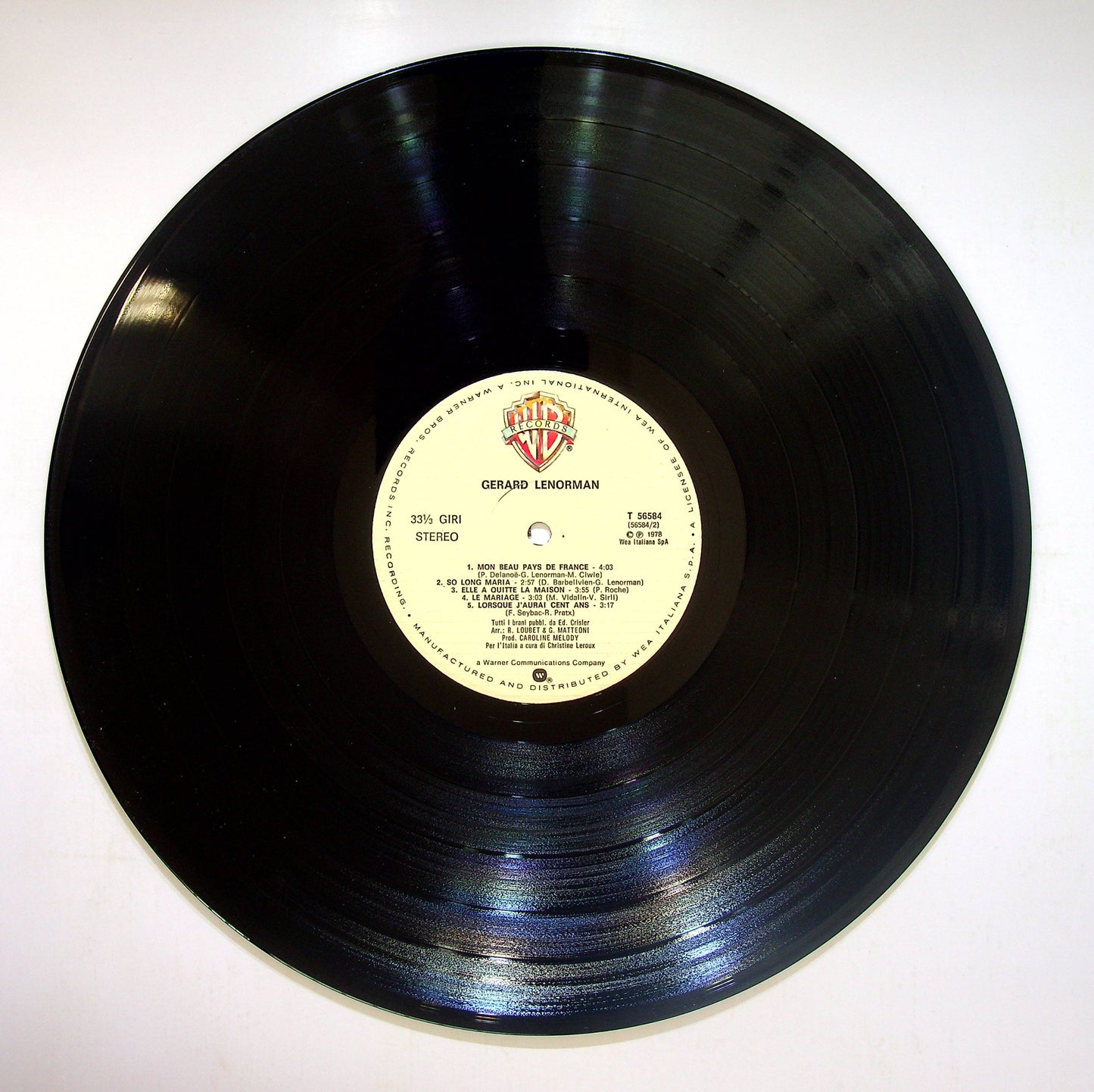 EBOND Gerard Lenorman - Gerard Lenorman Vinile V083012