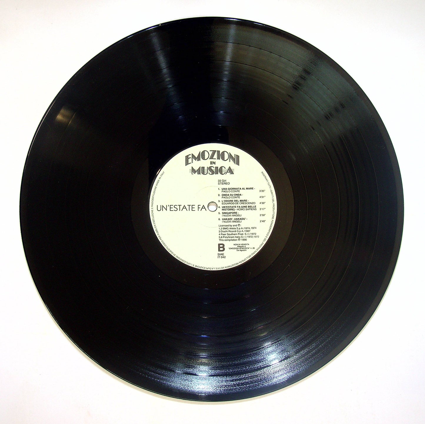 EBOND Various - Un' Estate Fa Vinile V083025