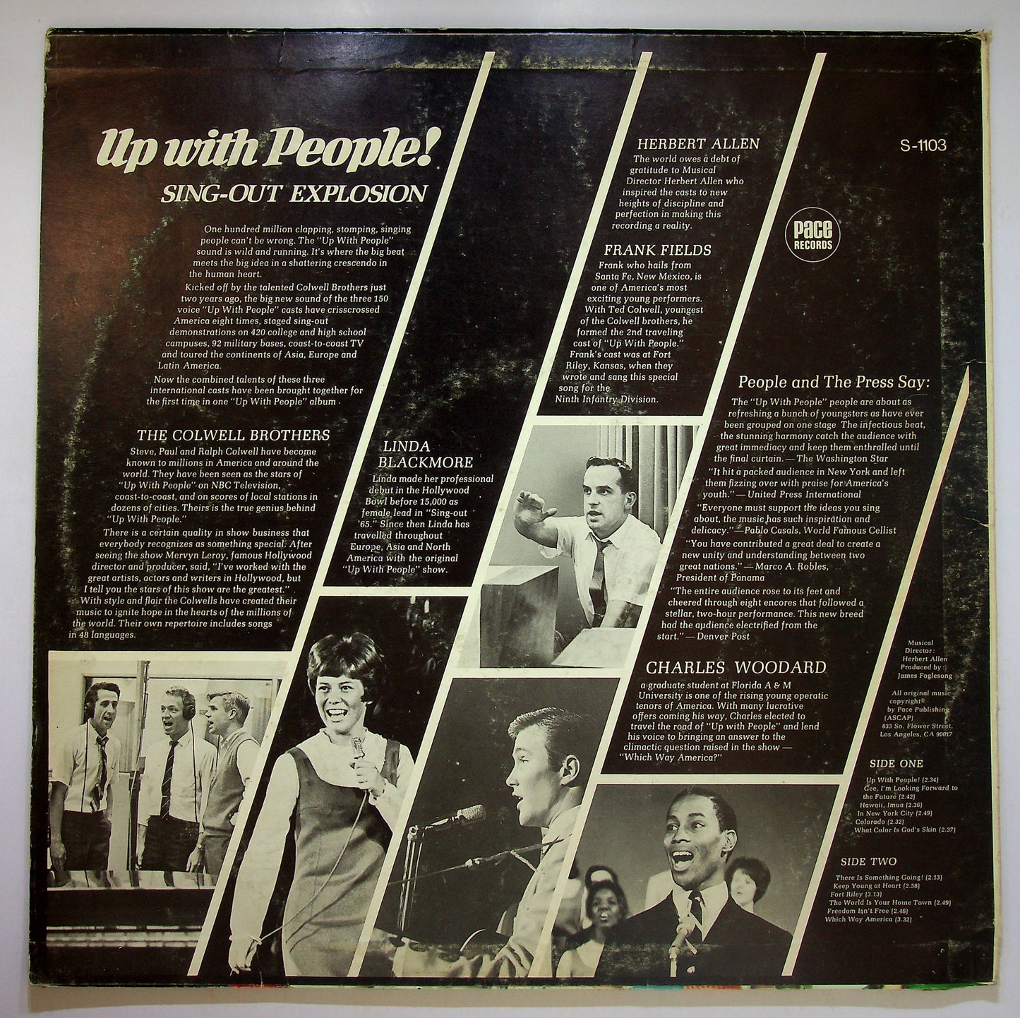 EBOND Up With People - Up With People! In Hollywood Vinile V083029