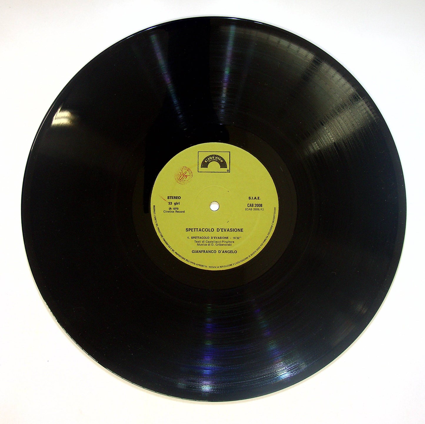 EBOND Gianfranco D'Angelo - Spettacolo D'Evasione Vinile V083045