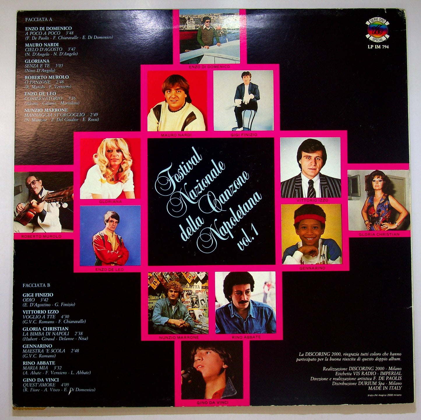 EBOND Festival Nazionale Della Canzone Napoletana Vol. 1 Vinile V083055