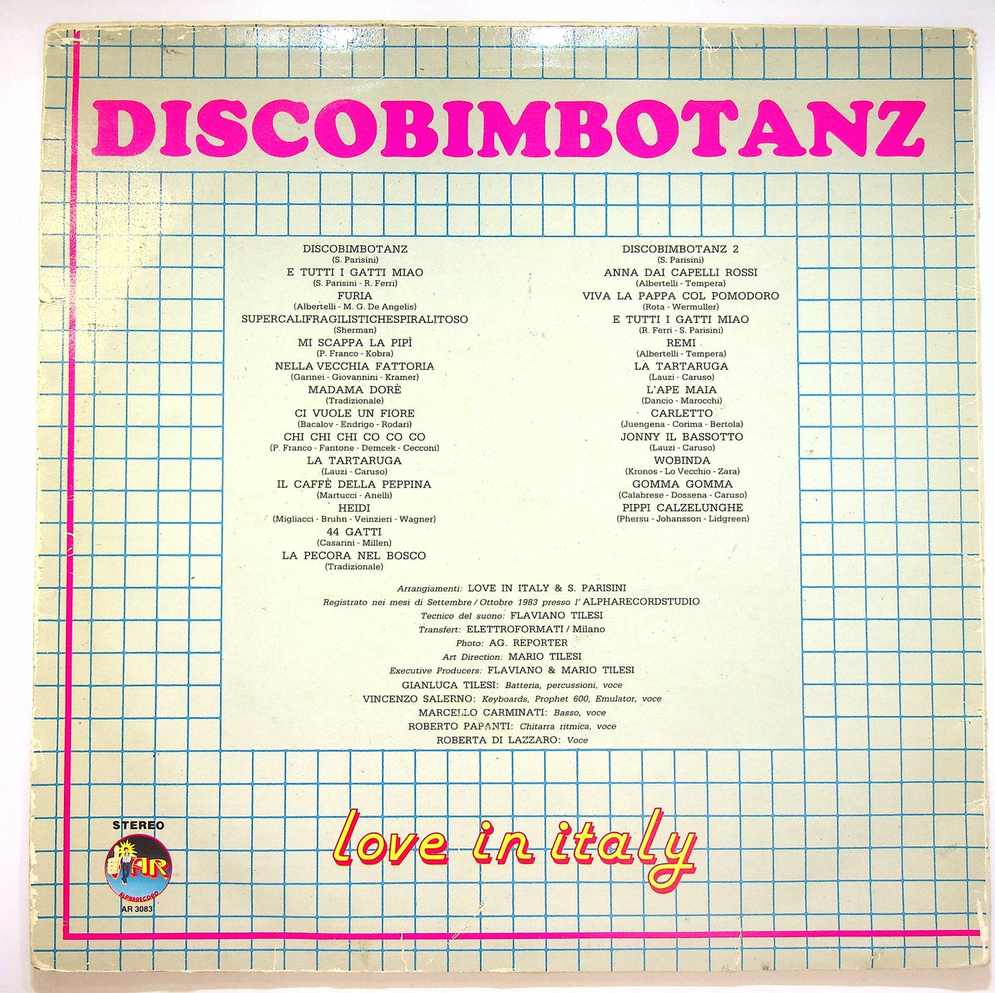 EBOND Love In Italy - Discobimbotanz Vinile V083060