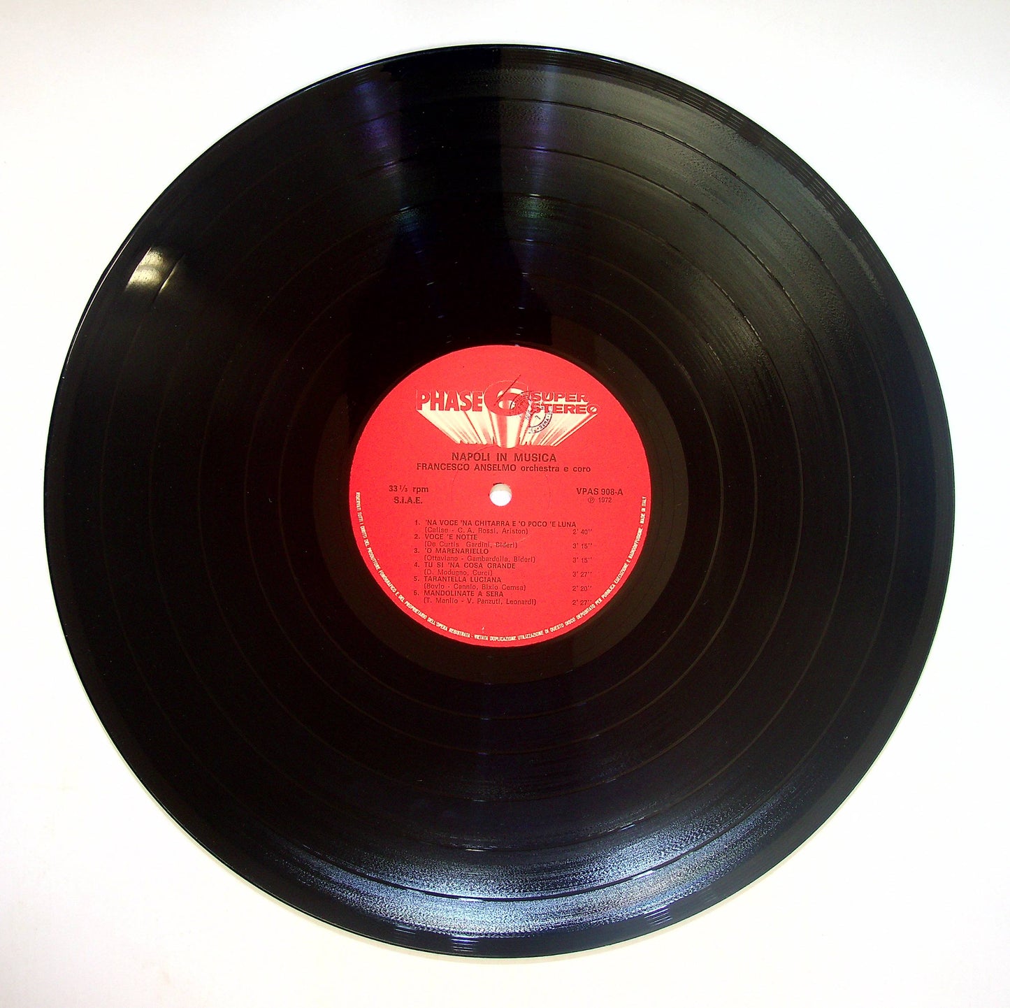EBOND Francesco Anselmo Orchestra E Coro - Napoli In Musica Vinile V083080