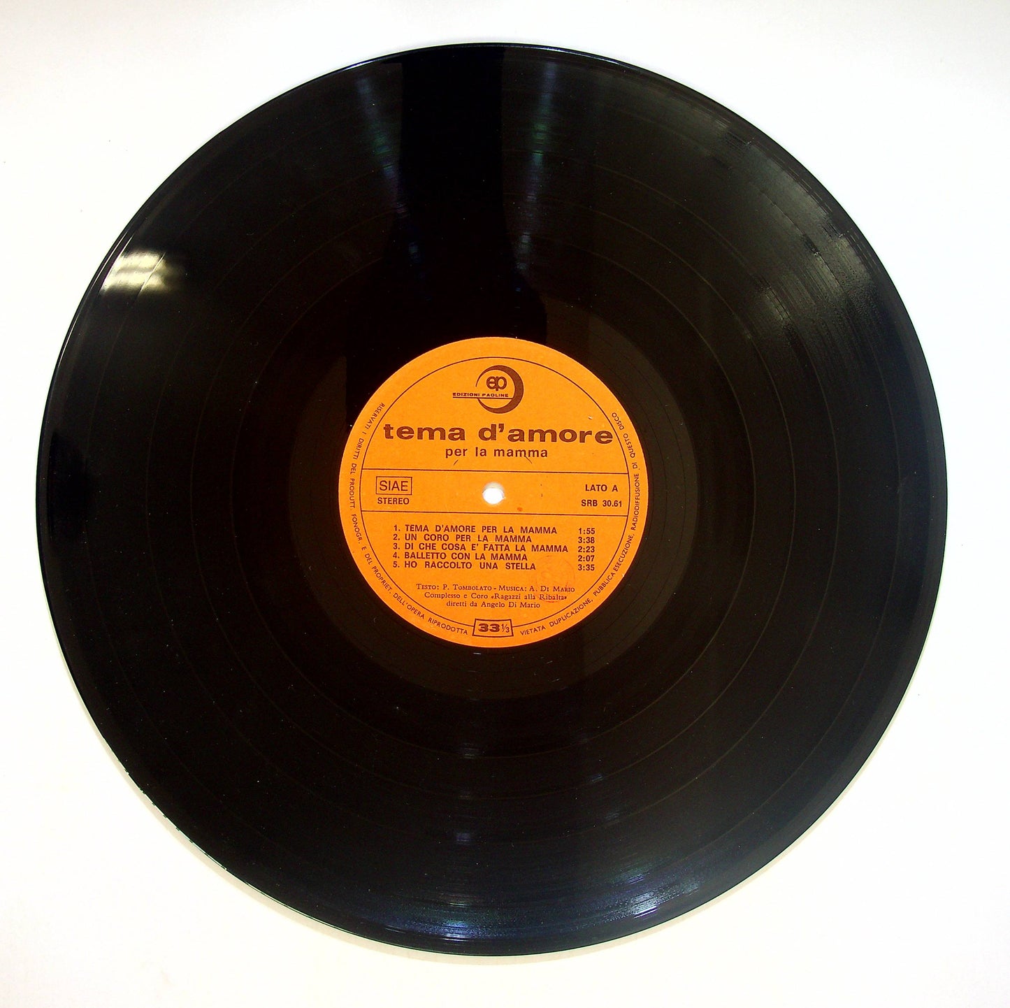 EBOND Tema D'Amore Per La Mamma Vinile V083081