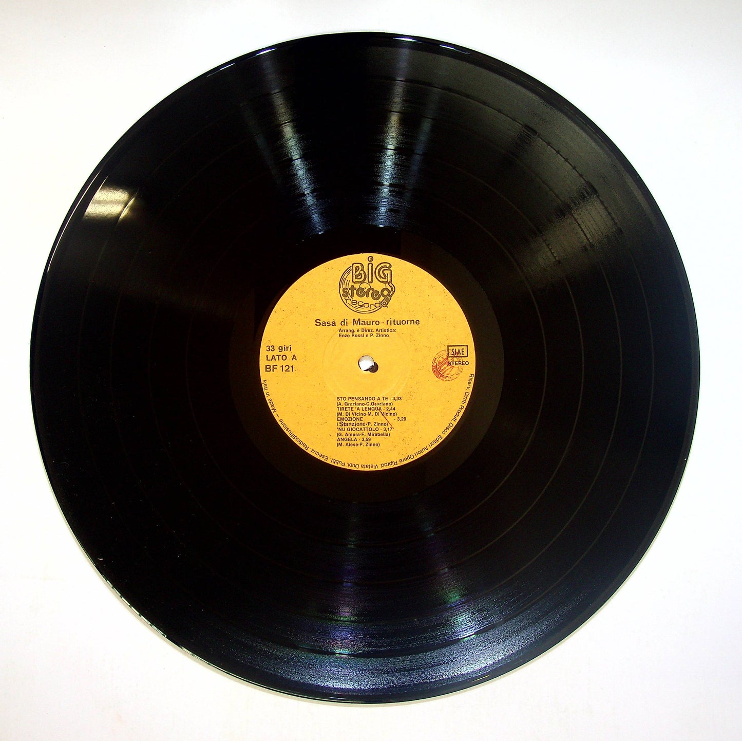 EBOND Sasa Di Mauro - Rituorne Vinile V083088