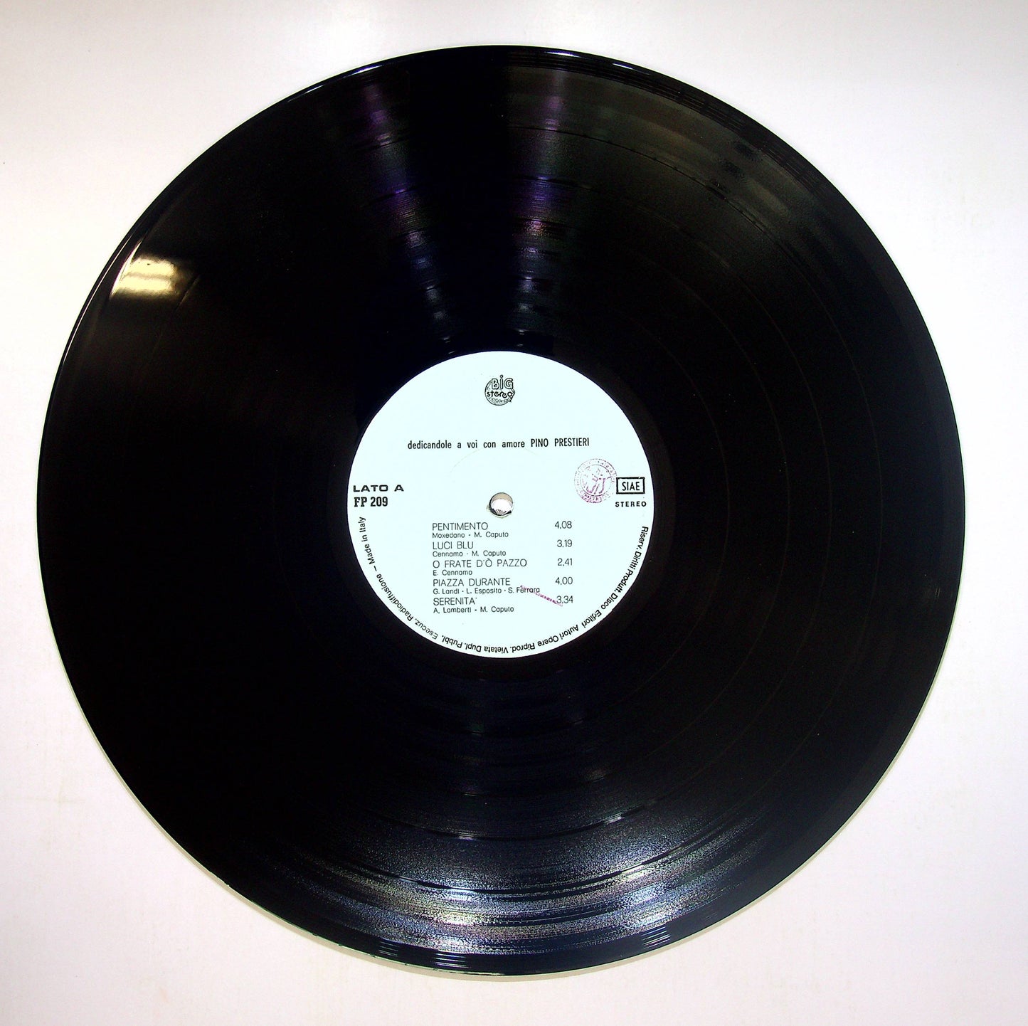 EBOND Pino Prestieri - Dedicandole A Voi Con Amore Vol.6 Vinile V083090