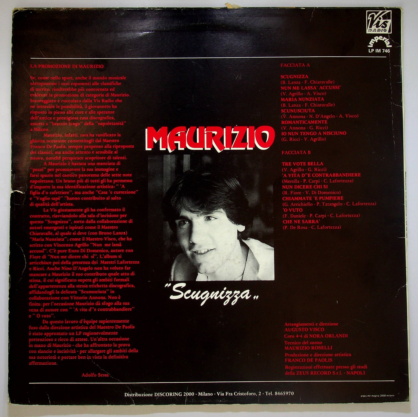 EBOND Maurizio - Scugnizza Vinile V083101