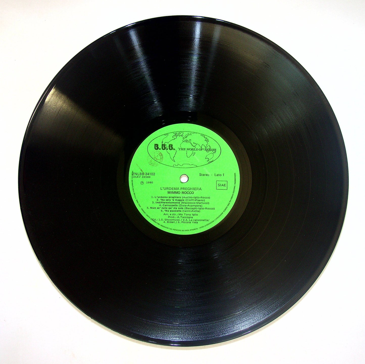 EBOND Mimmo Rocco - L'Urdema Preghiera Vinile V083105