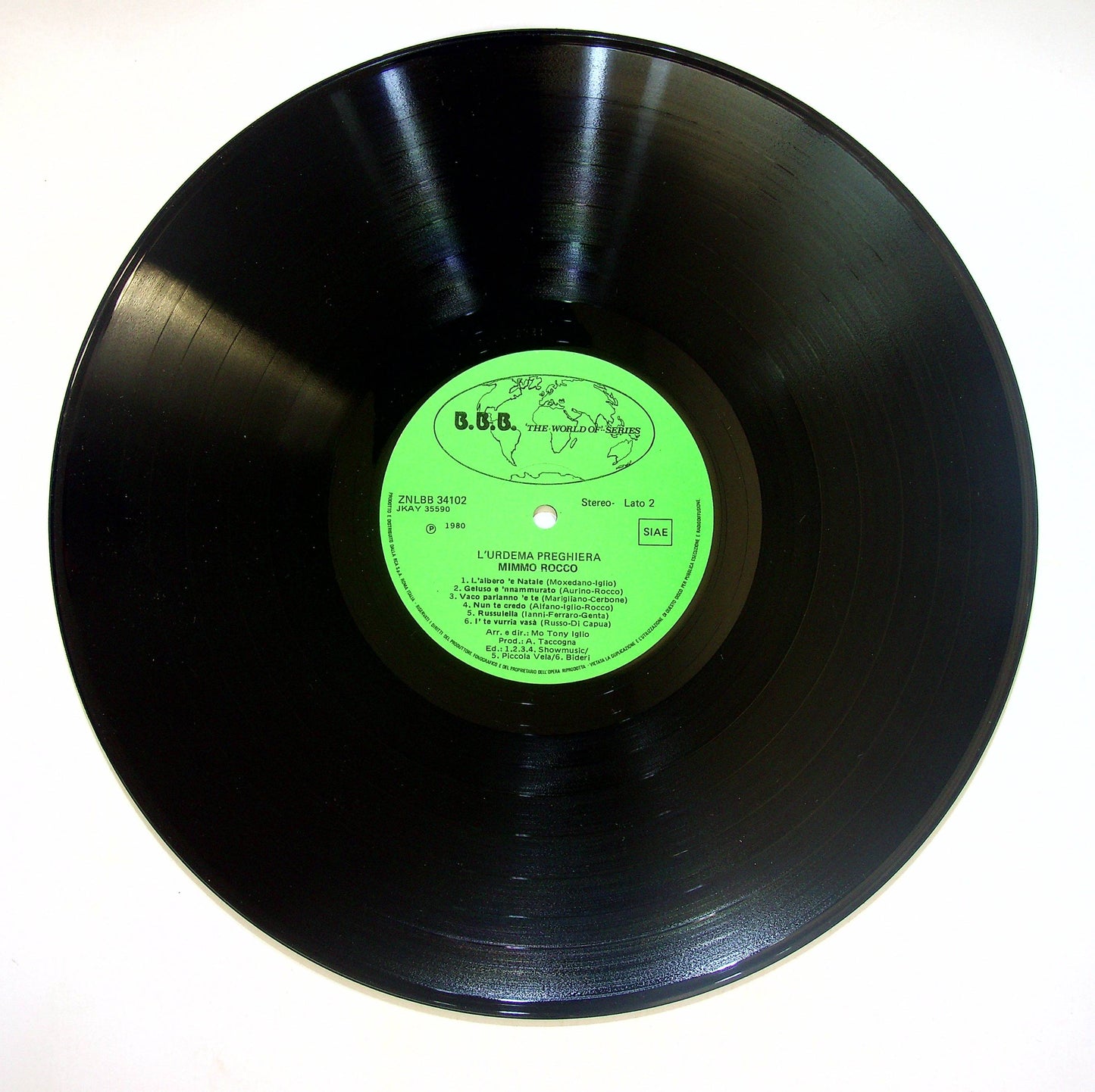 EBOND Mimmo Rocco - L'Urdema Preghiera Vinile V083105