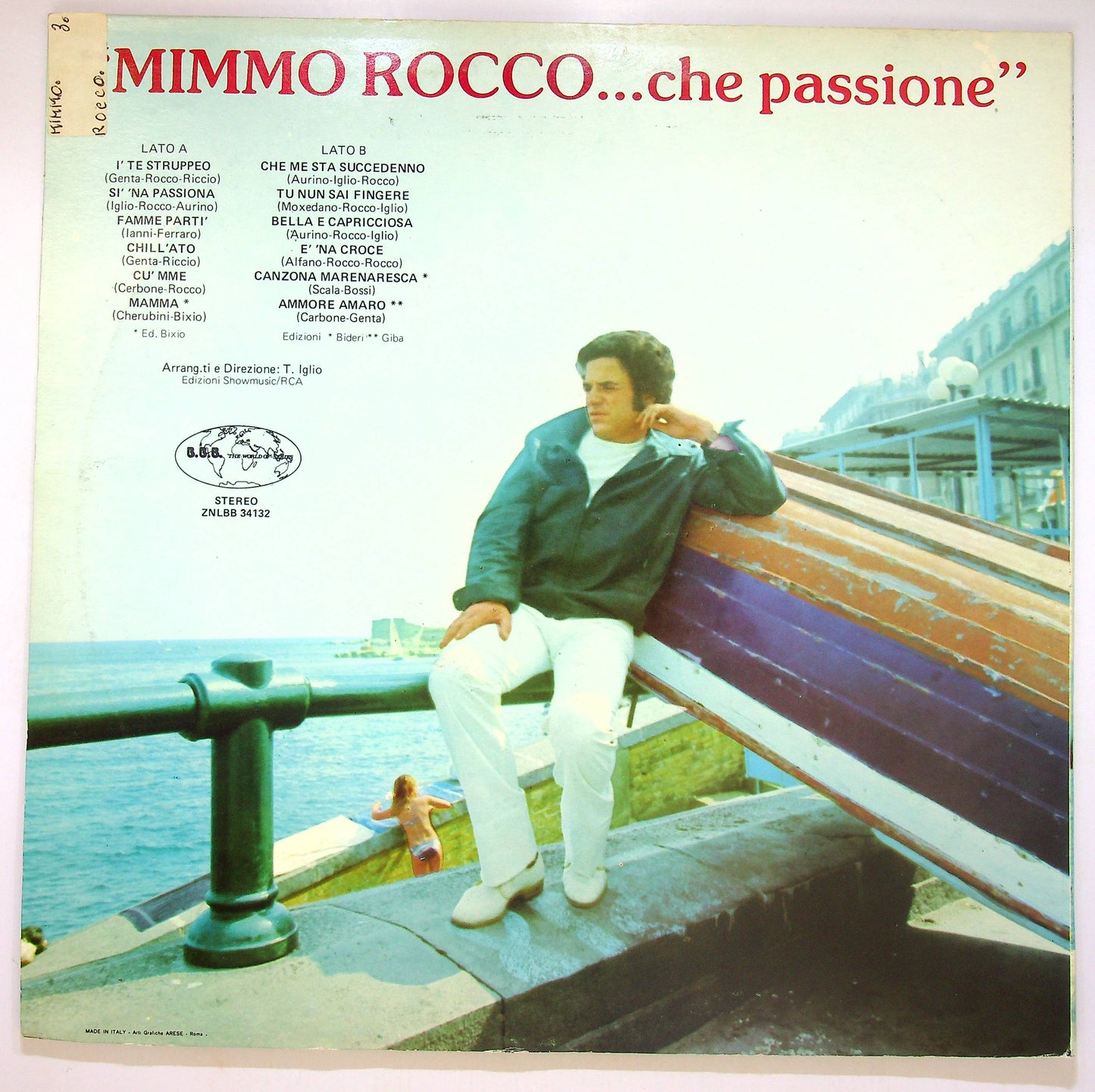 EBOND Mimmo Rocco - 'Mimmo Rocco...Che Passione' Vinile V083106