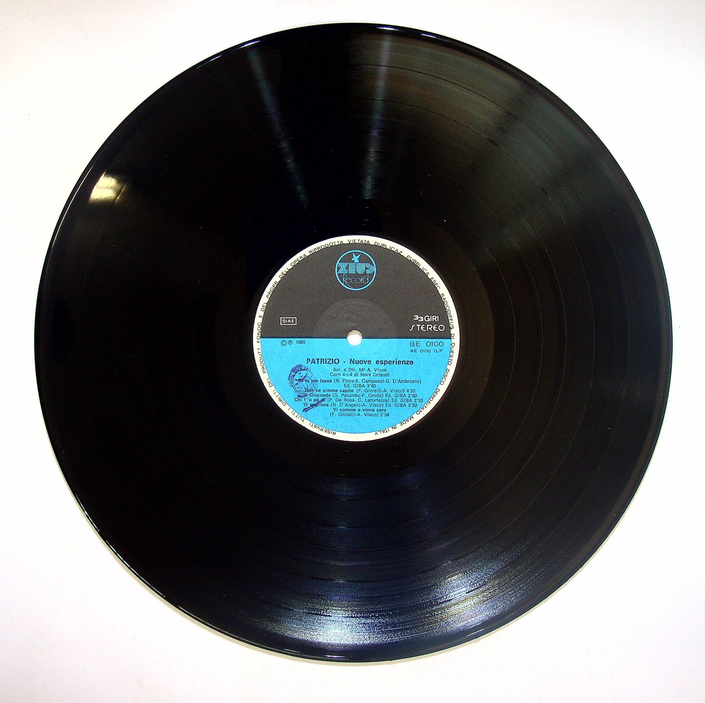 EBOND Patrizio - Nuove Esperienze Vinile V083109