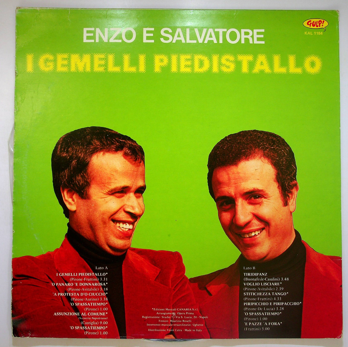 EBOND Enzo E Salvatore - I Gemelli Piedistallo Vinile V083110