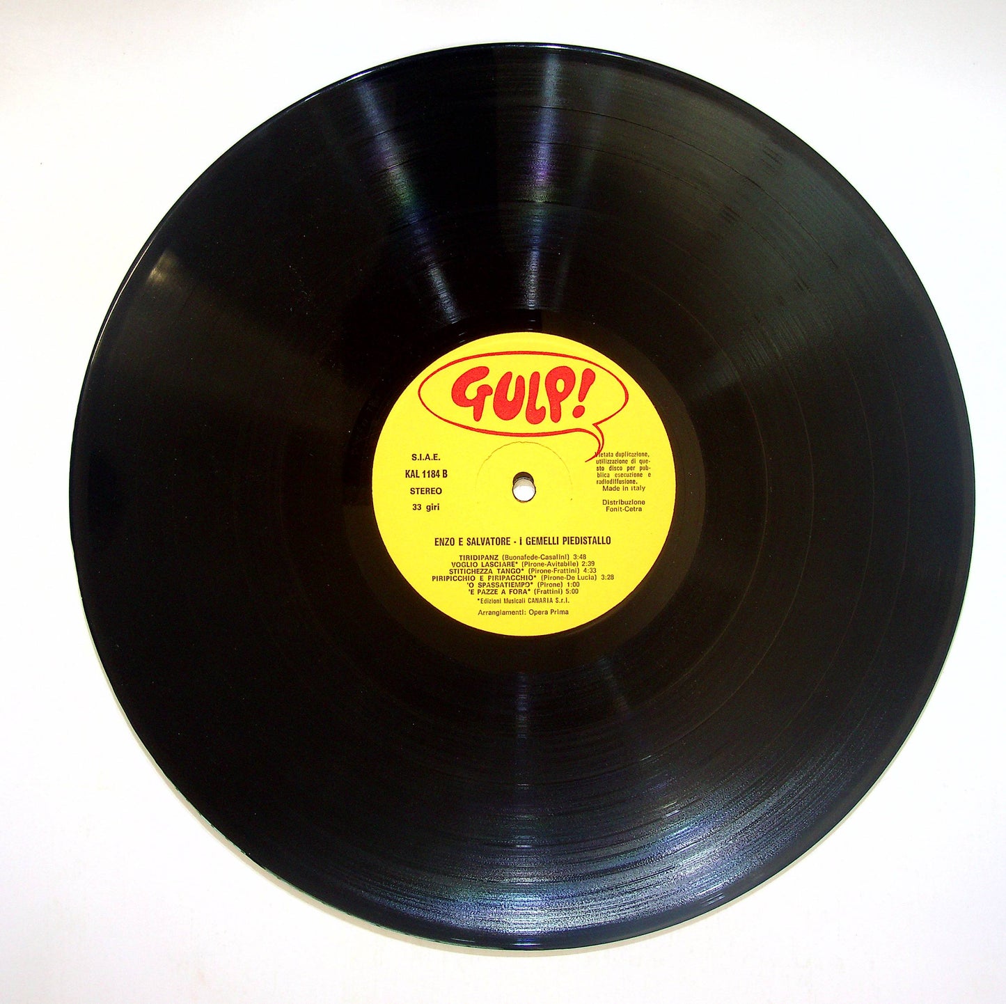 EBOND Enzo E Salvatore - I Gemelli Piedistallo Vinile V083110
