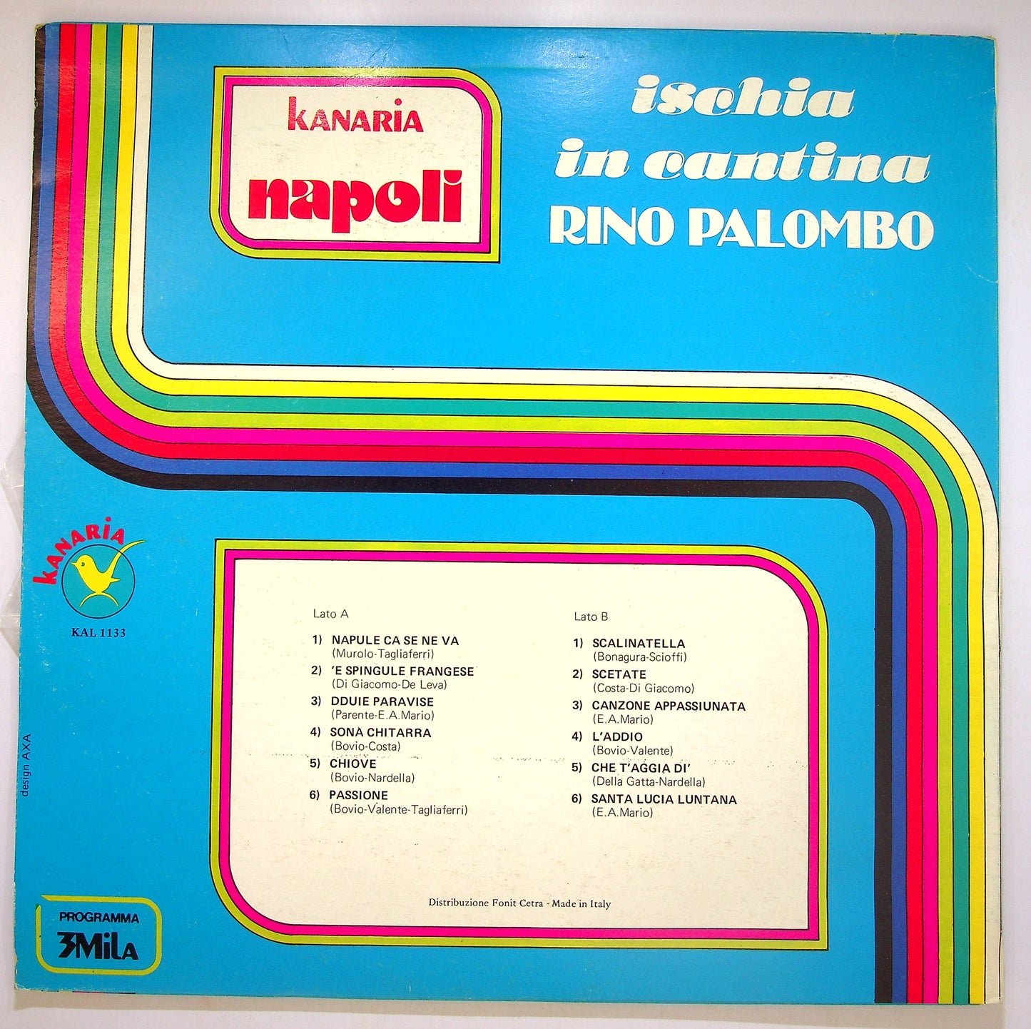 EBOND Rino Palombo - Ischia In Cantina Vinile V083111