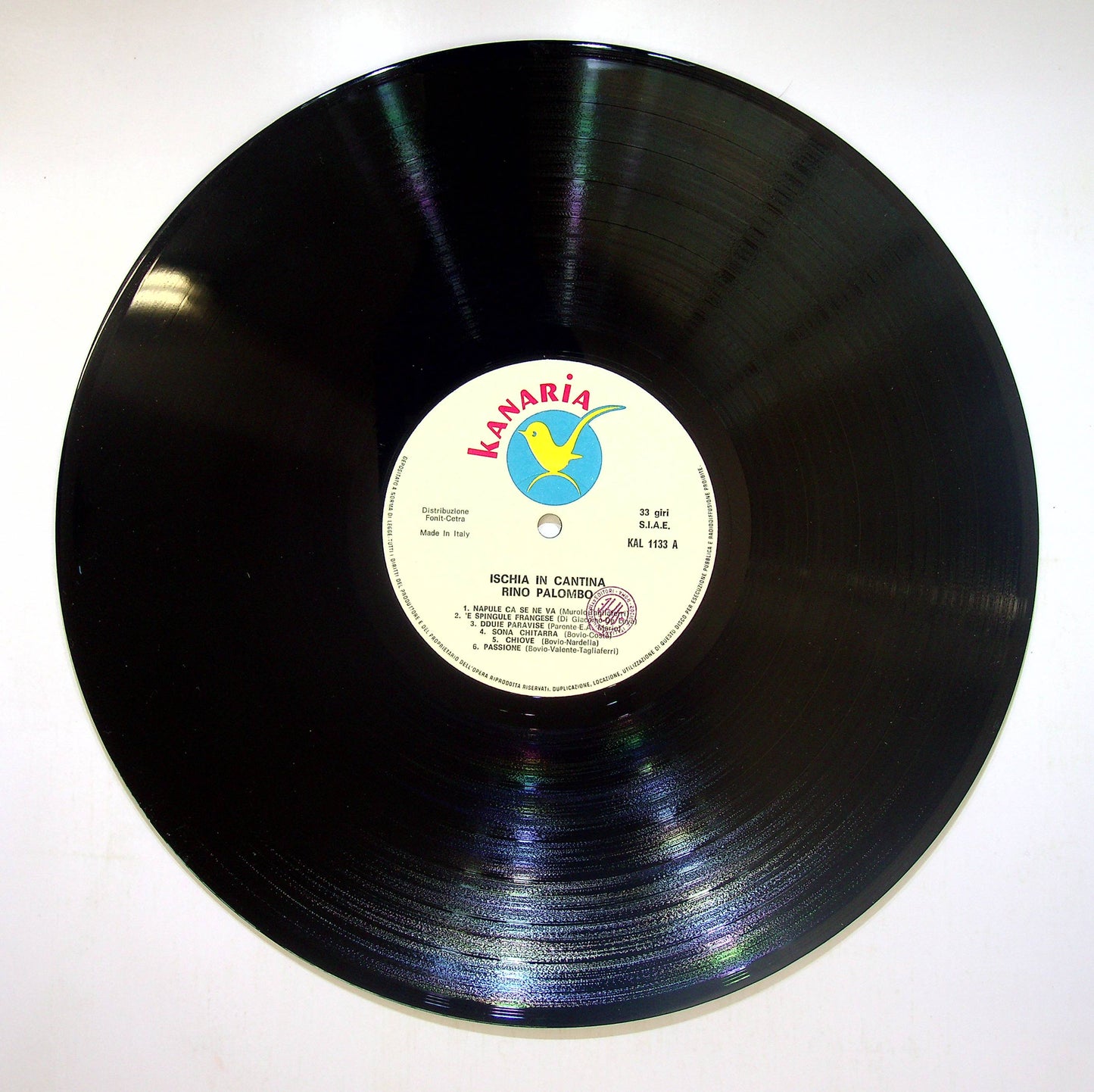 EBOND Rino Palombo - Ischia In Cantina Vinile V083111