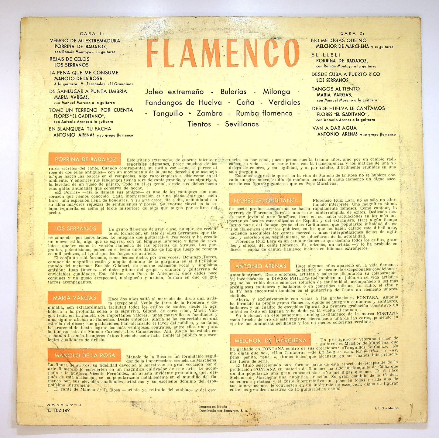 EBOND Various - Flamenco Vinile V083117
