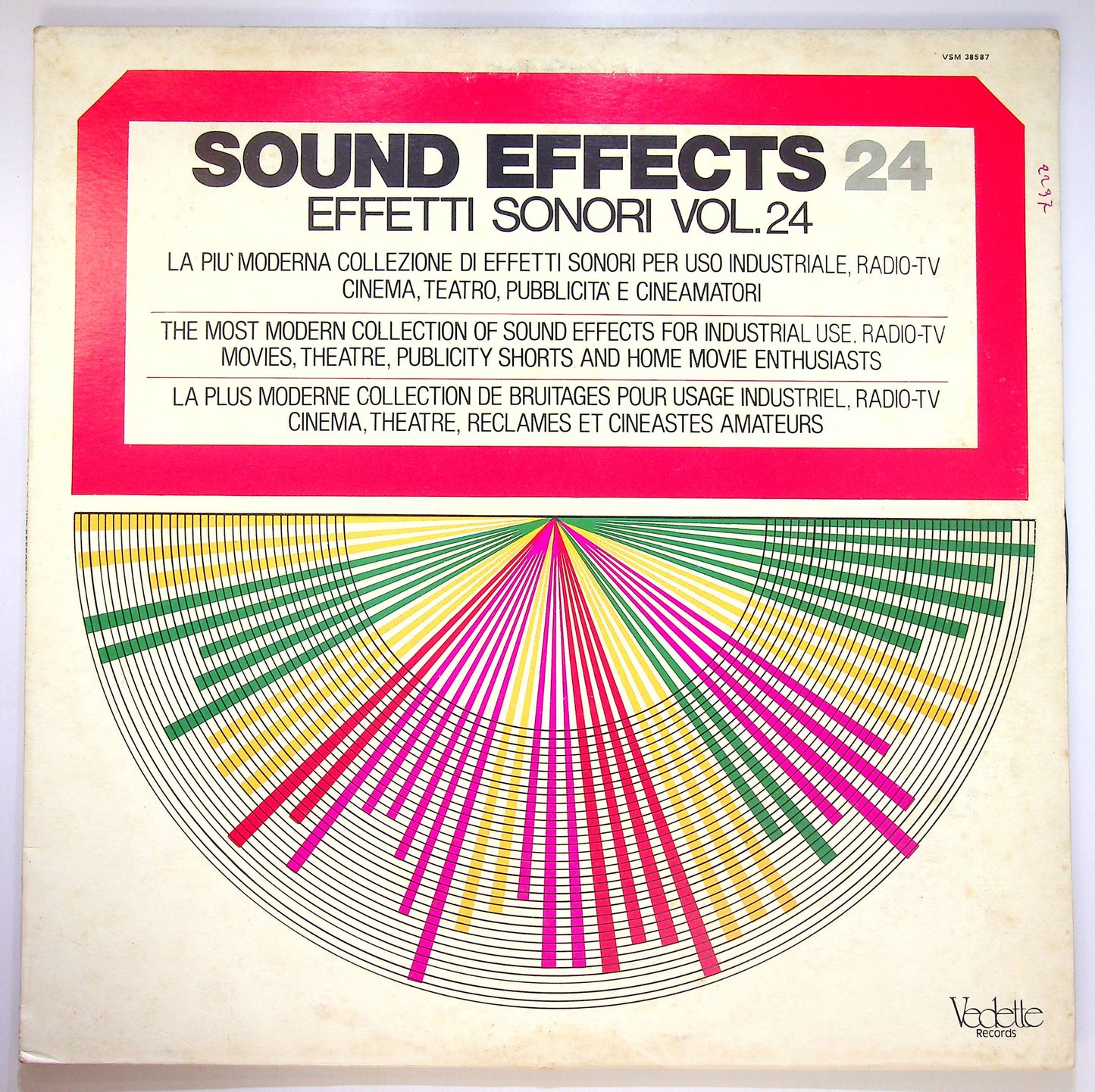 EBOND No Artist - Sound Effects 24 - Effetti Sonori Vol.24 Vinile V083120