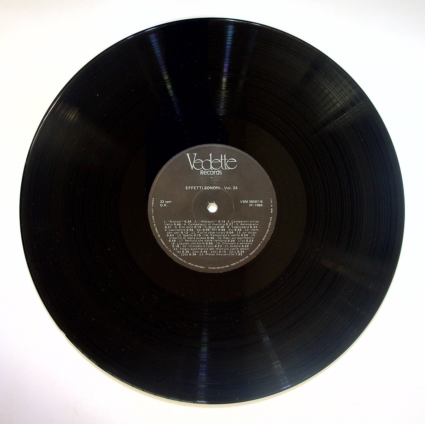 EBOND No Artist - Sound Effects 24 - Effetti Sonori Vol.24 Vinile V083120