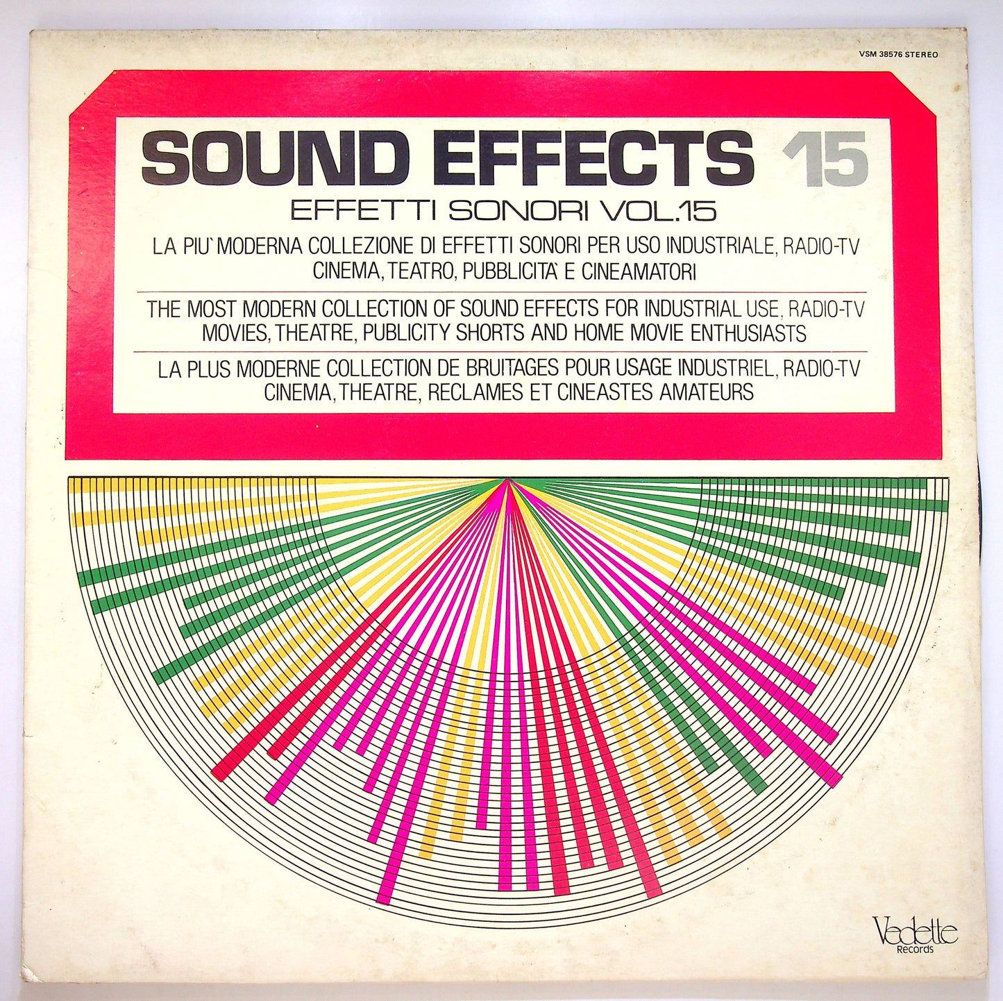 EBOND No Artist - Sound Effects 15 - Effetti Sonori Vol.15 Vinile V083128