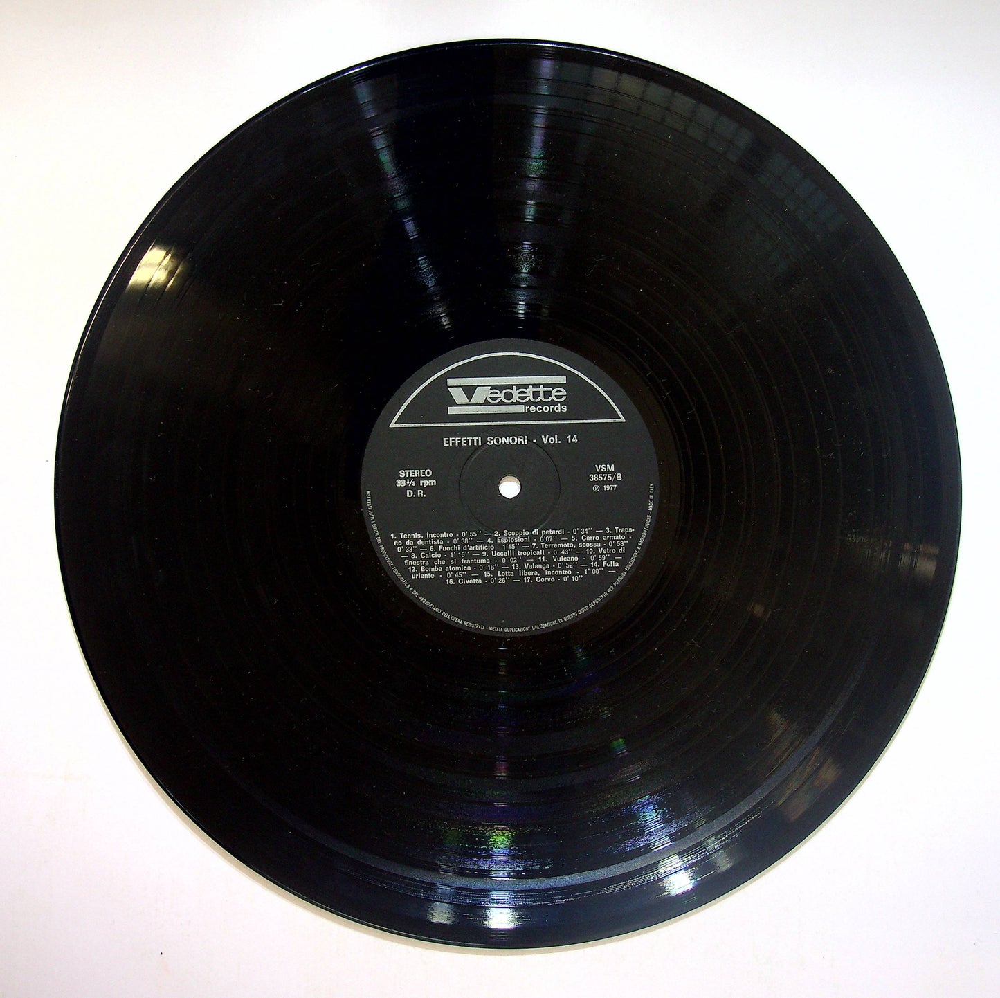 EBOND No Artist - Effetti Sonori Vol. 14 - Sound Effects Vinile V083131