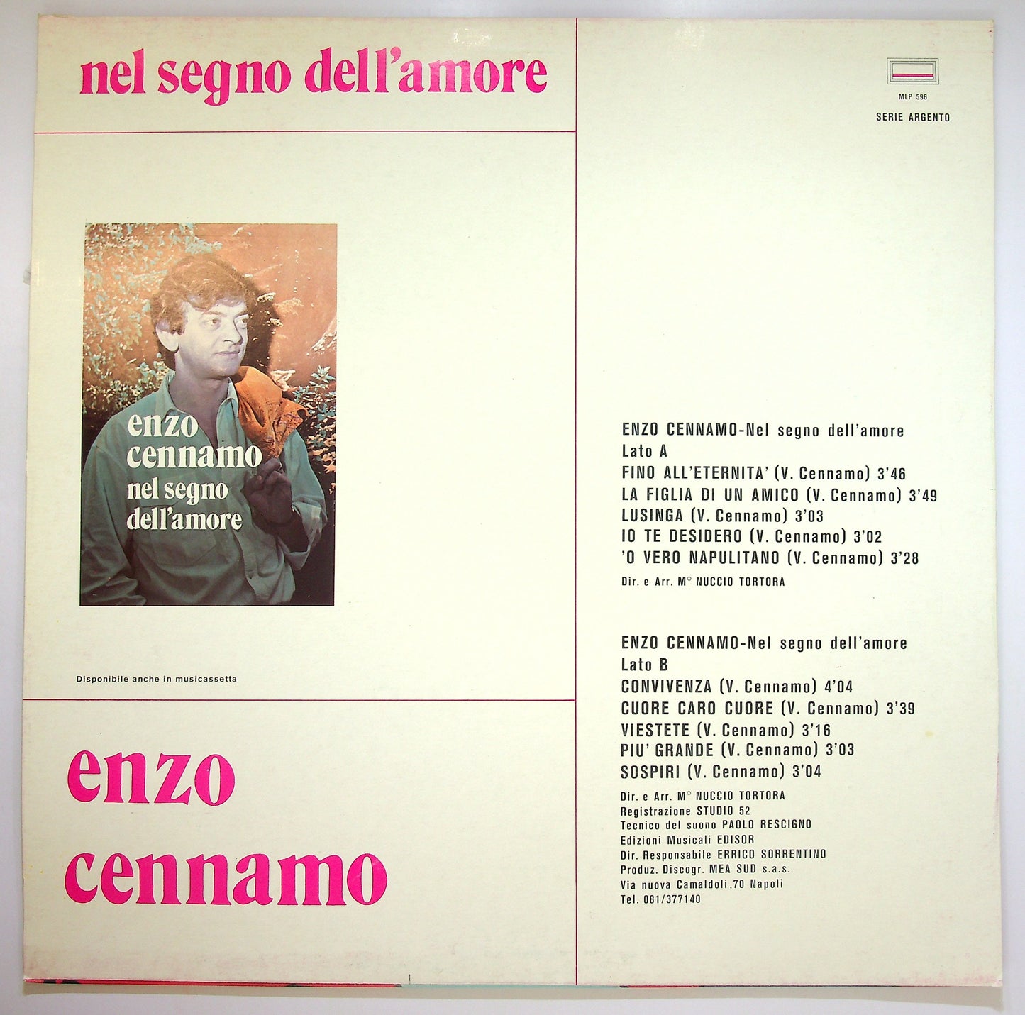EBOND Enzo Cennamo - Nel Segno Dell'Amore Vinile V083146