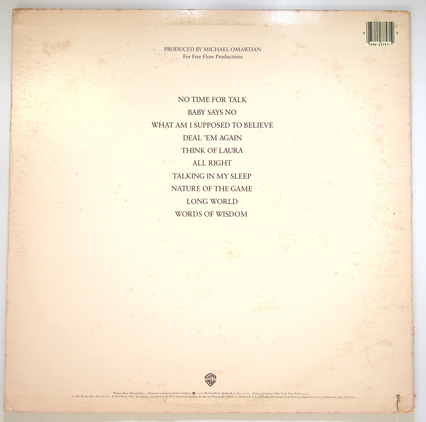 EBOND Christopher Cross - Another Page Vinile V084013