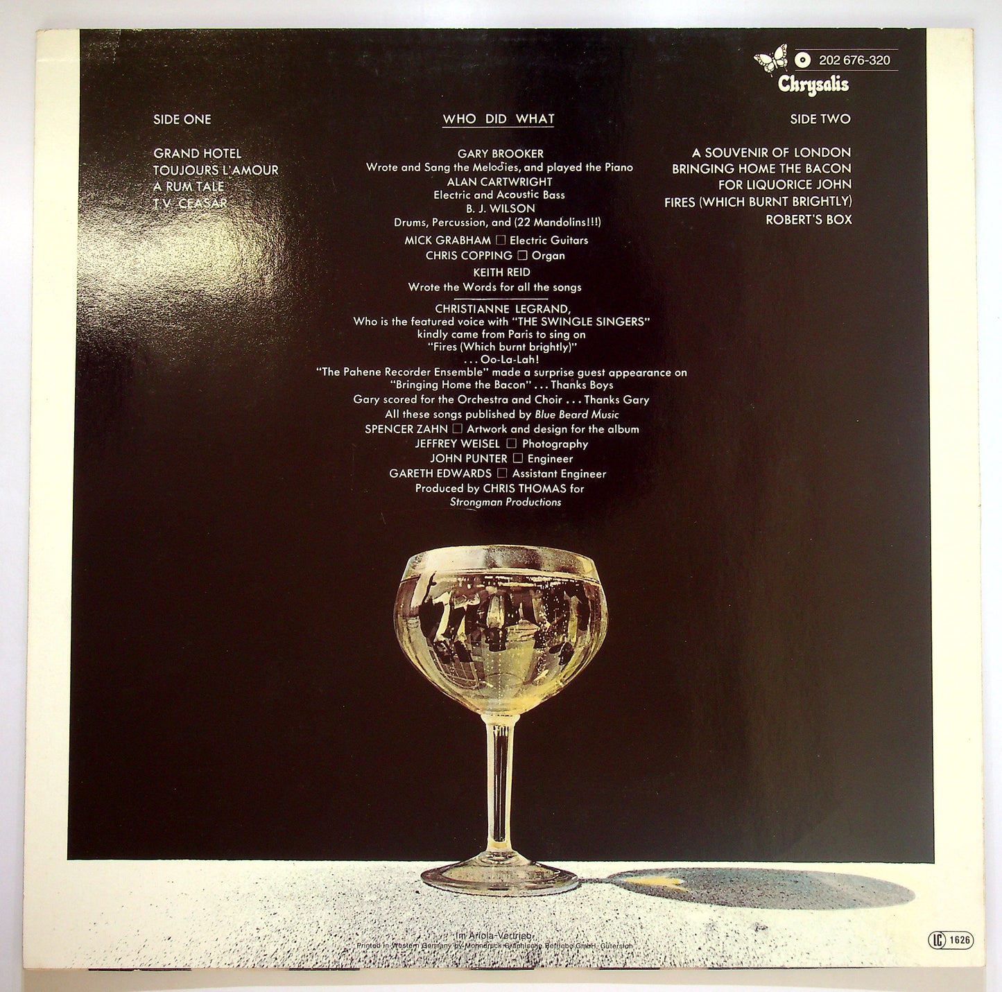 EBOND Procol Harum - Grand Hotel Vinile V084014