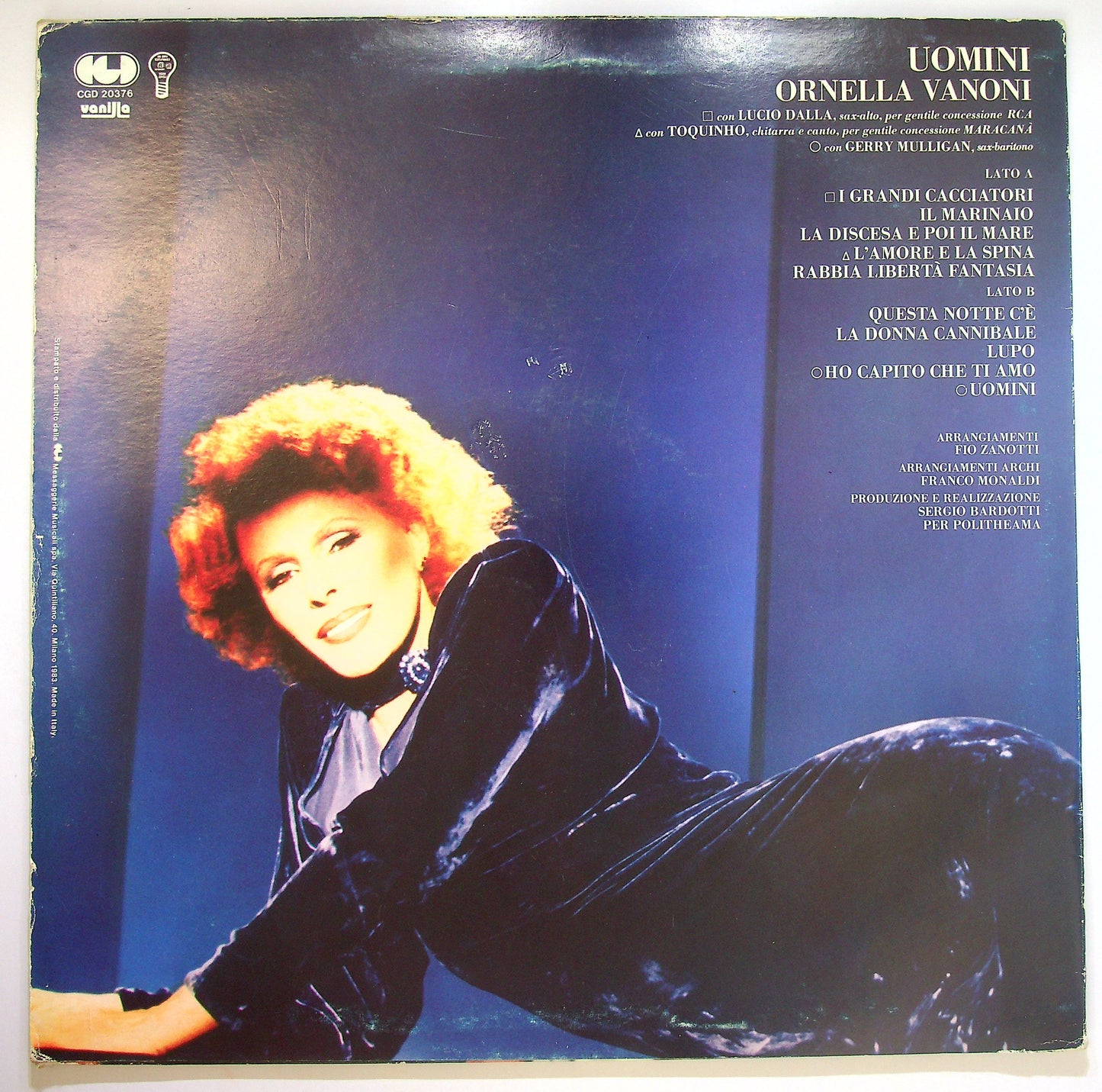 EBOND Ornella Vanoni - Uomini Vinile V084021
