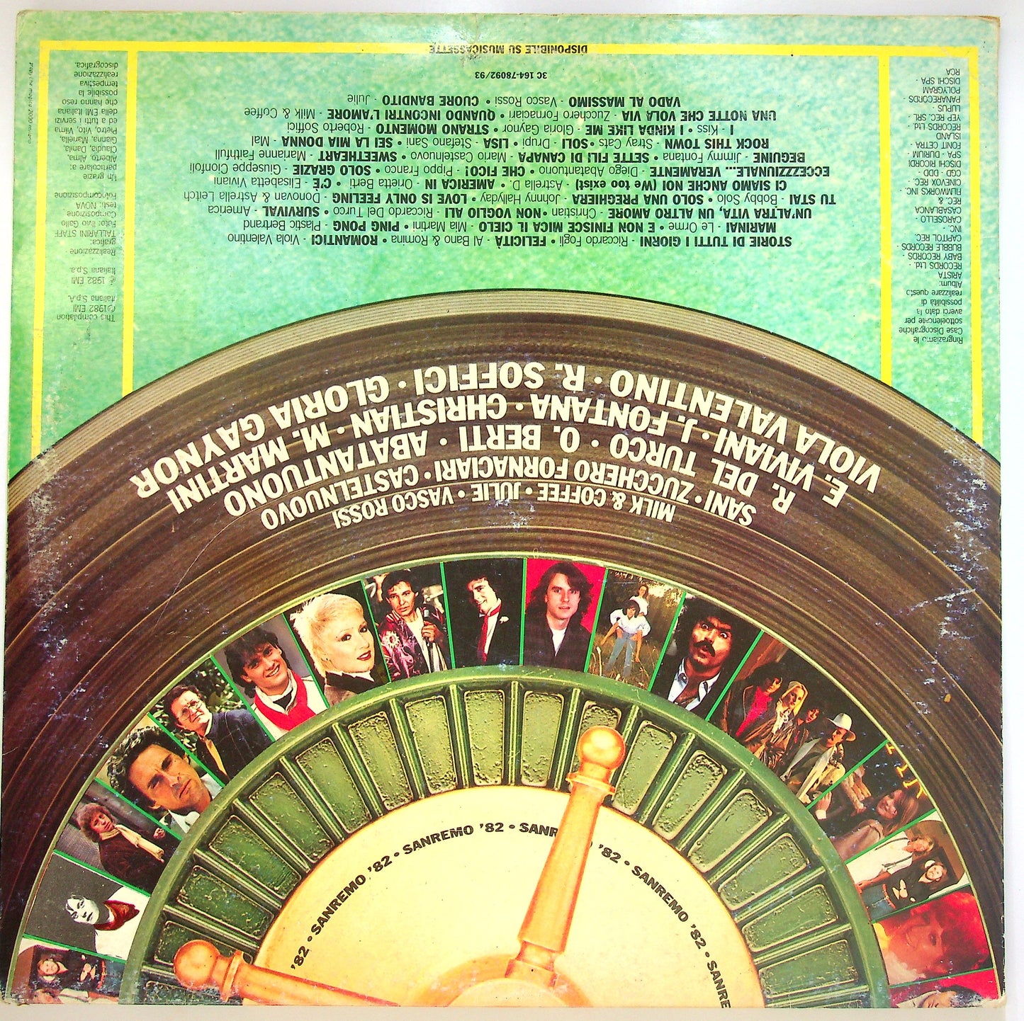 EBOND Various - Tuttosanremo 1982 Vinile V084036