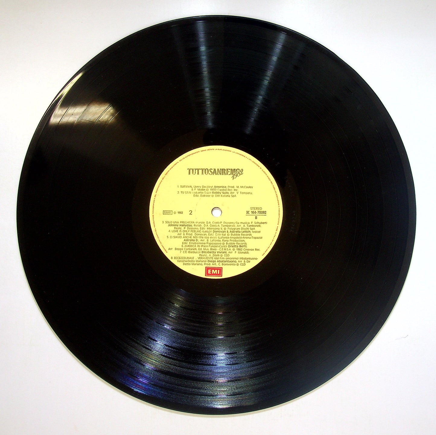 EBOND Various - Tuttosanremo 1982 Vinile V084036