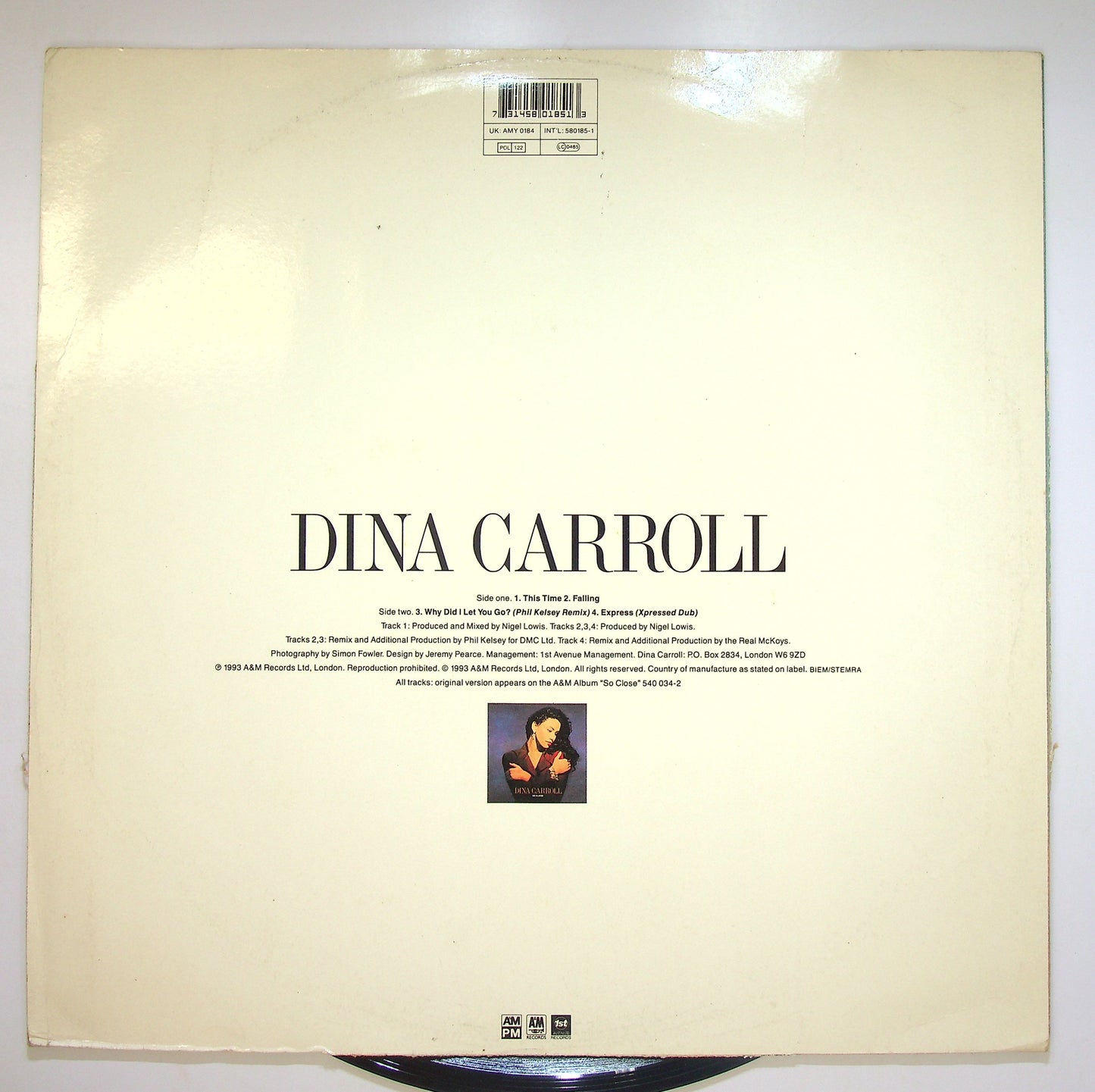 EBOND Dina Carroll - This Time Vinile V084038