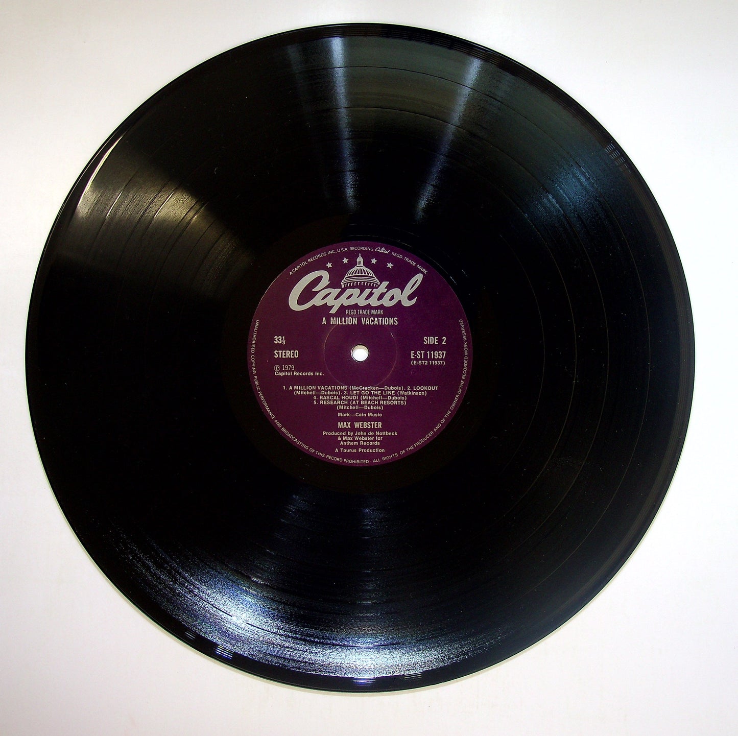 EBOND Max Webster - A Million Vacations Vinile V084045