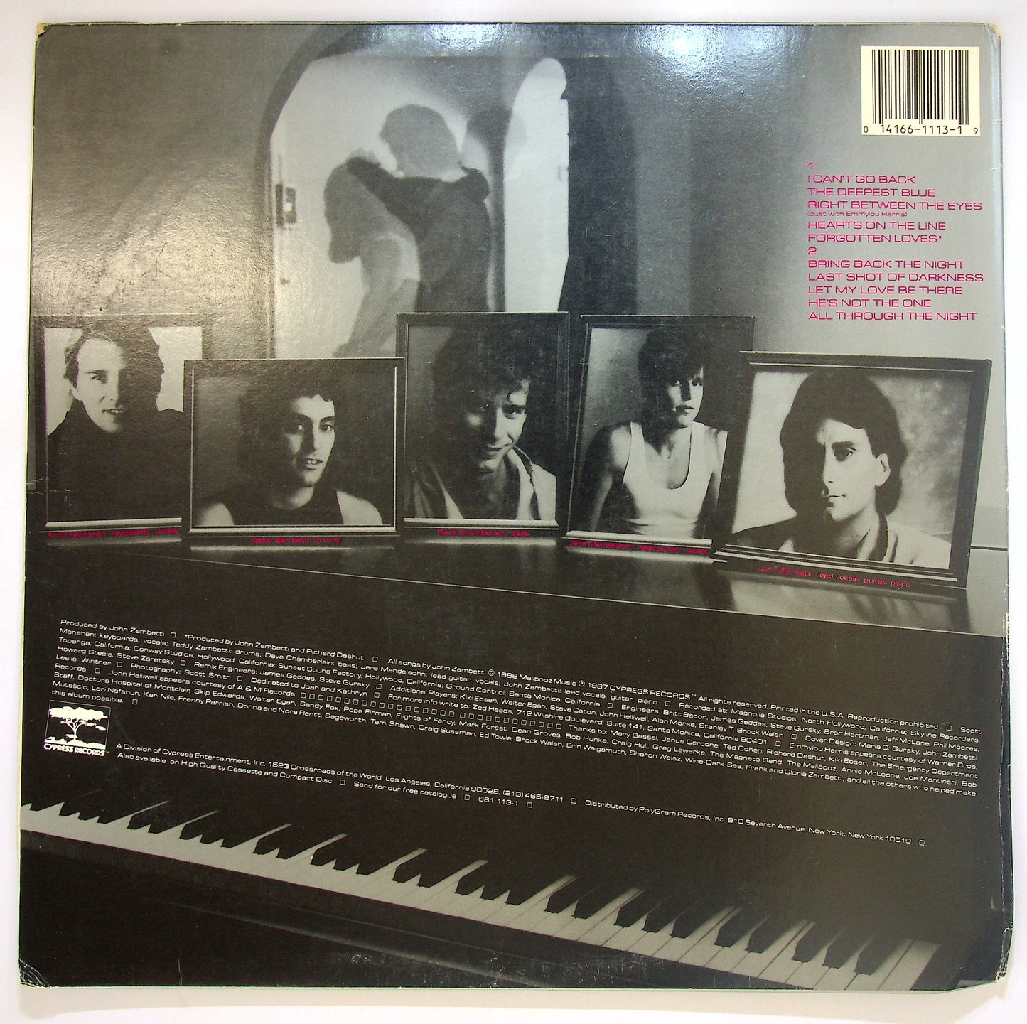 EBOND The Johnny Z Band - Bring Back The Night Vinile V084046