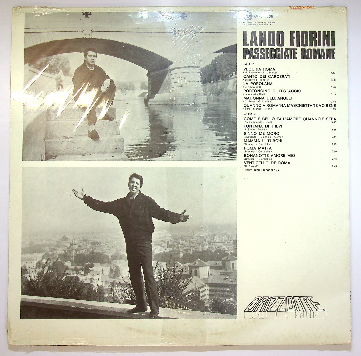EBOND Lando Fiorini - Passeggiate Romane Vinile V084087