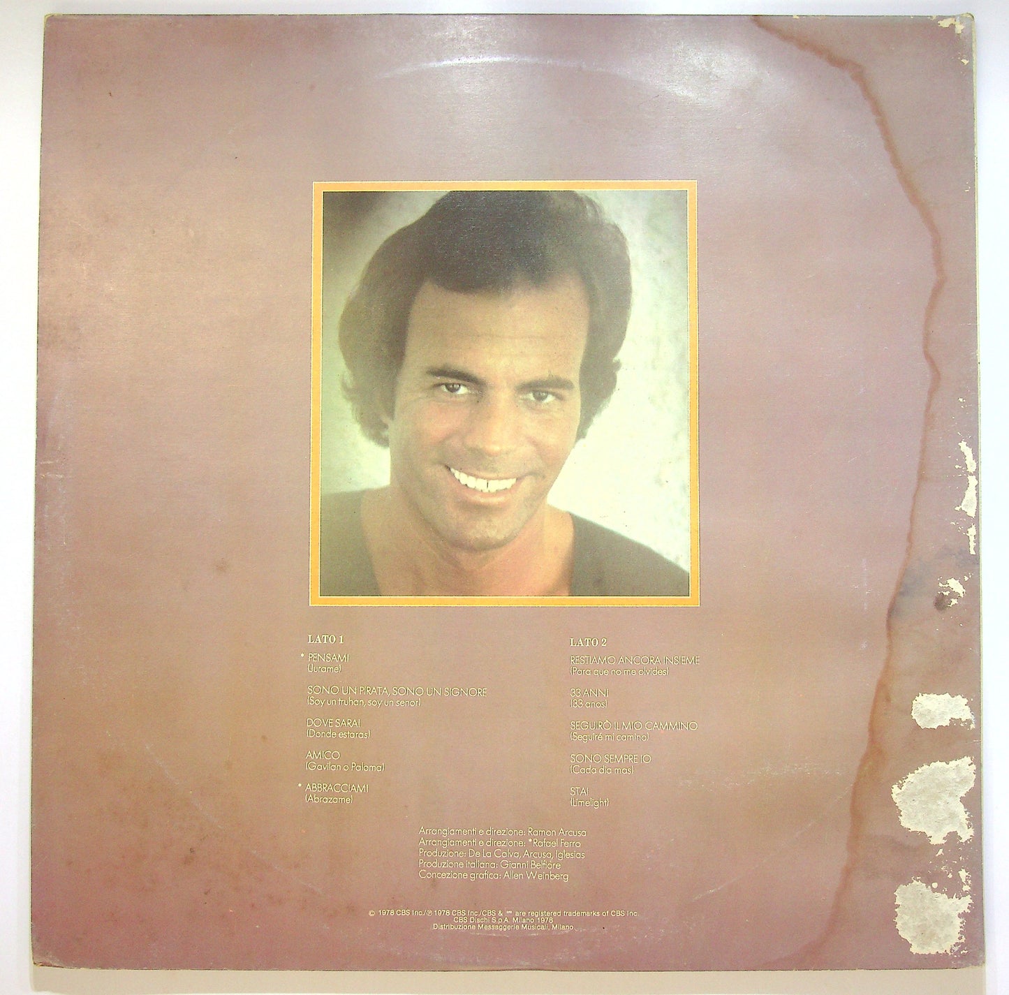 EBOND Julio Iglesias - Sono Un Pirata, Sono Un Signore Vinile V084088