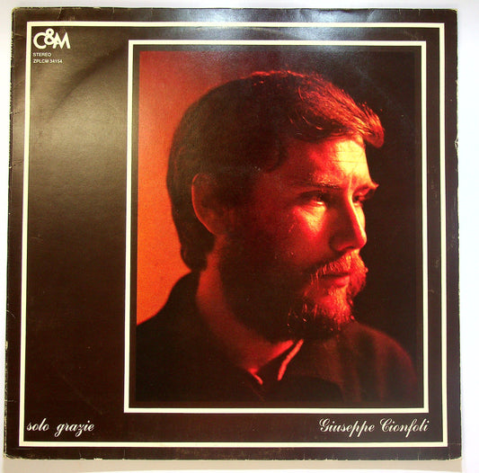 EBOND Giuseppe Cionfoli - Solo Grazie Vinile V084099
