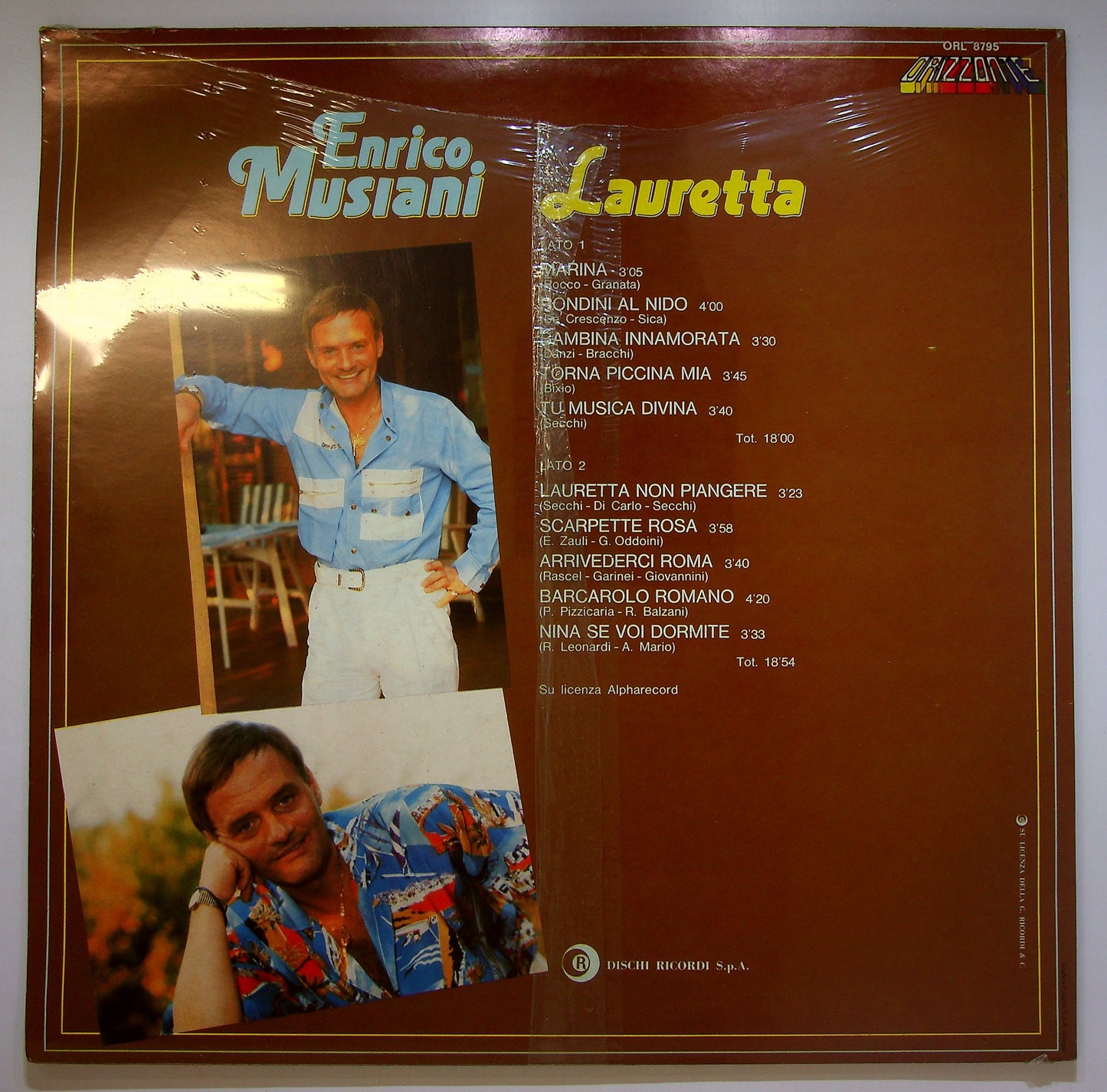 EBOND Enrico Musiani - Lauretta Vinile V084110