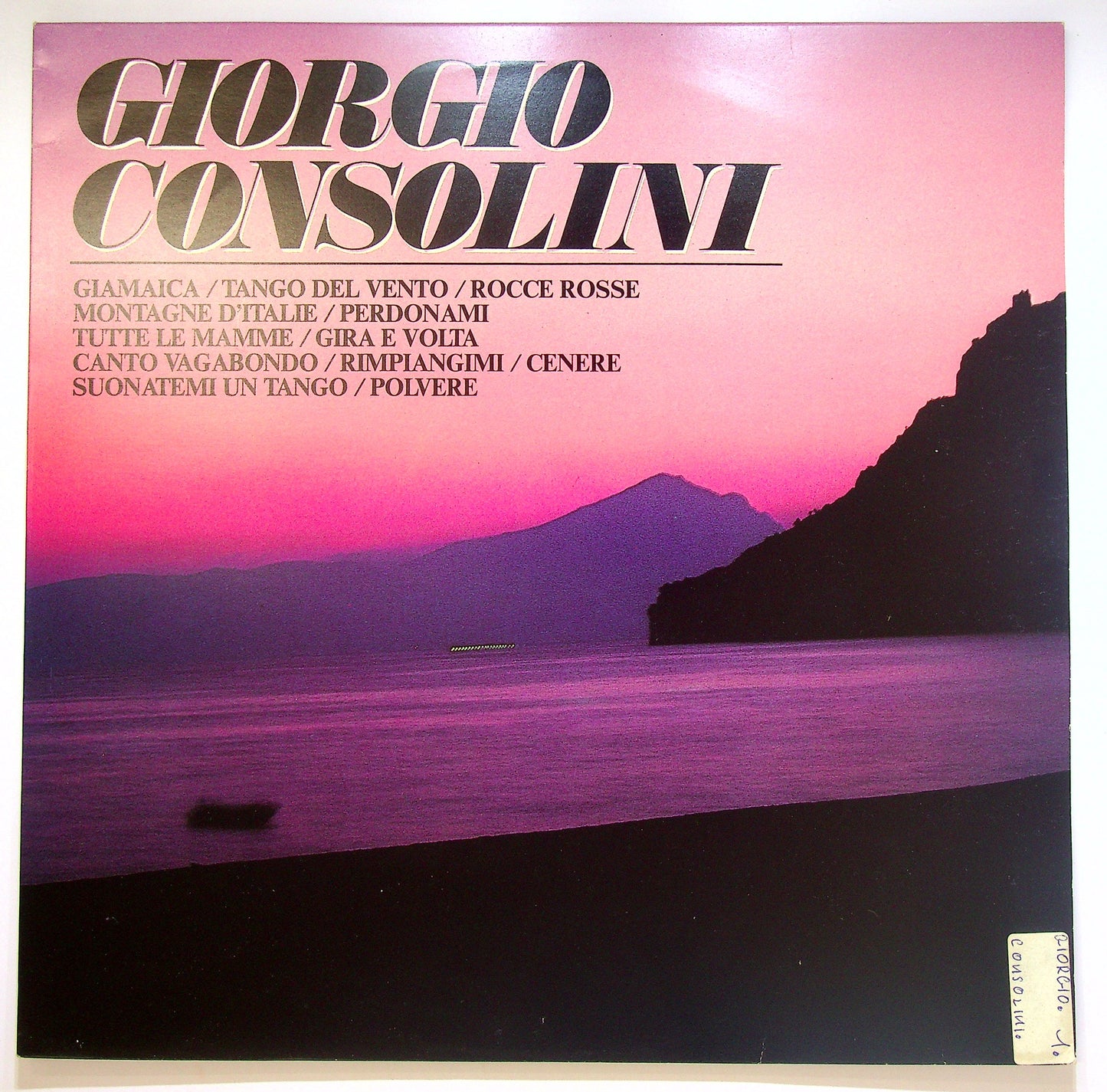 EBOND Giorgio Consolini - Giorgio Consolini Vinile V084112