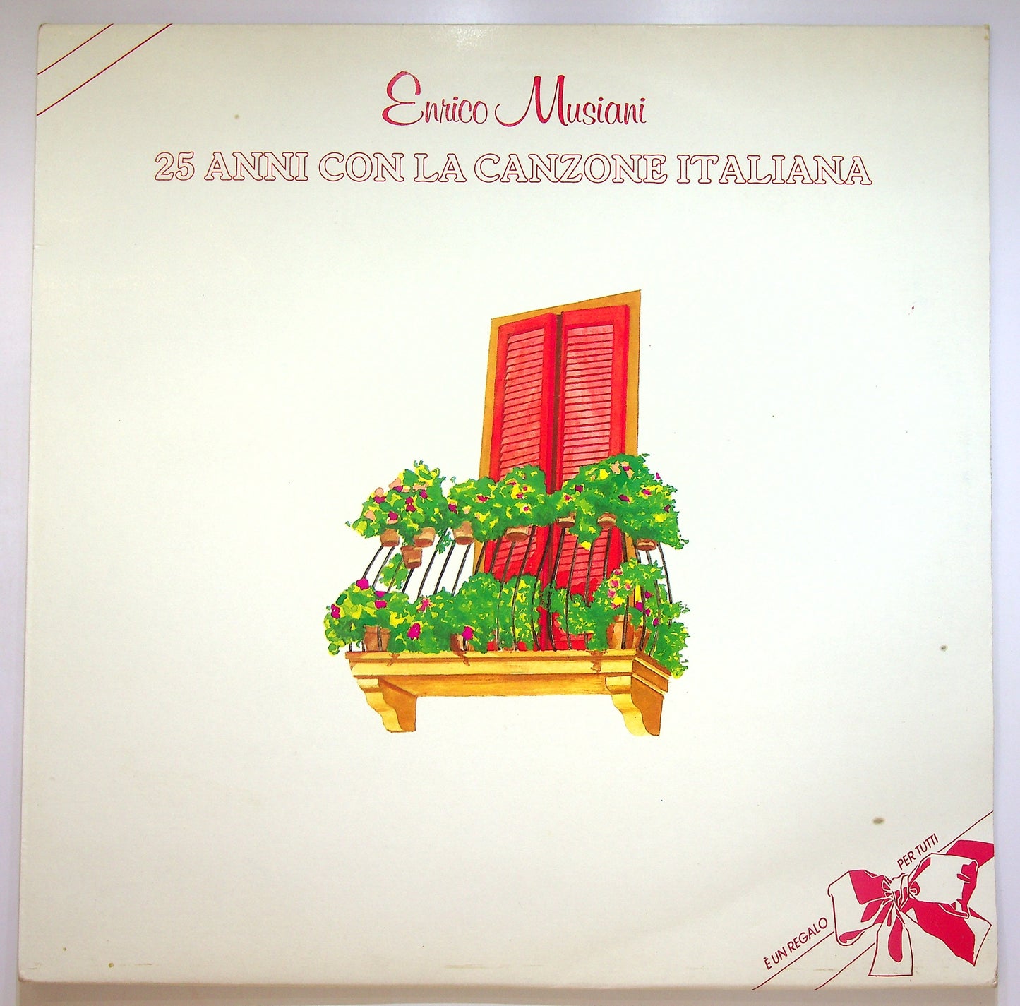 EBOND Enrico Musiani - 25 Anni Con La Canzone Italiana Vinile V084118