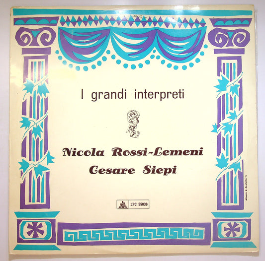 EBOND Nicola Rossi-Lemeni , Cesare Siepi - I grandi interpreti Vinile V084131
