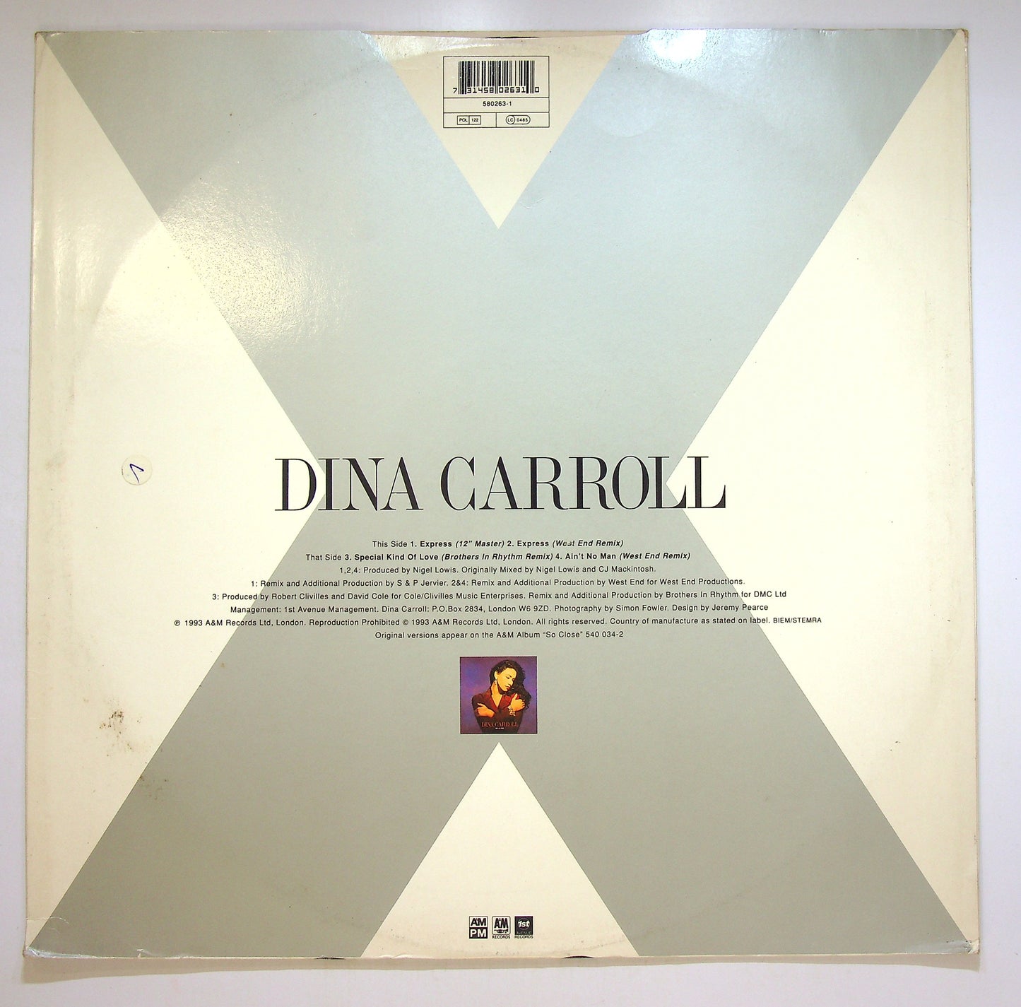 EBOND Dina Carroll - Express Vinile V085003