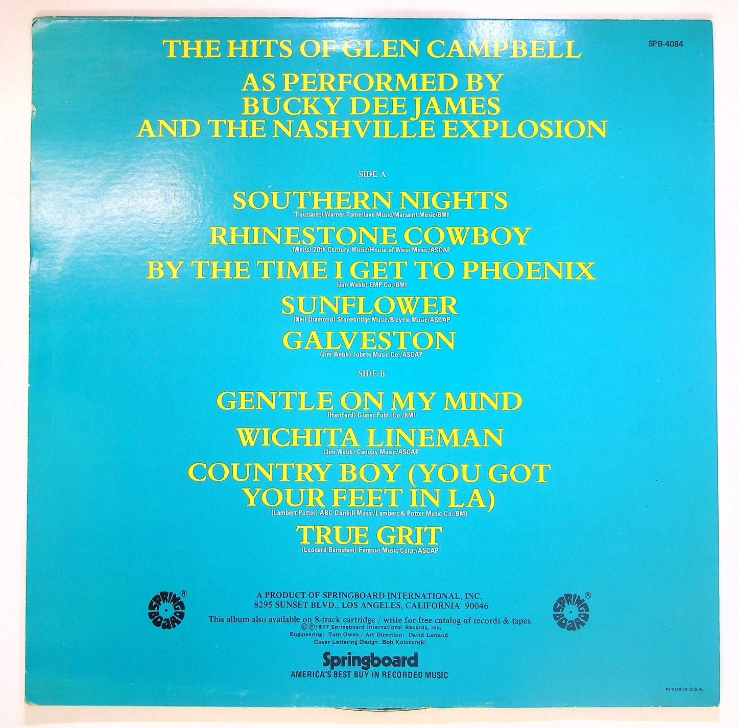 EBOND The Hits Of Glen Campbell Vinile V085030