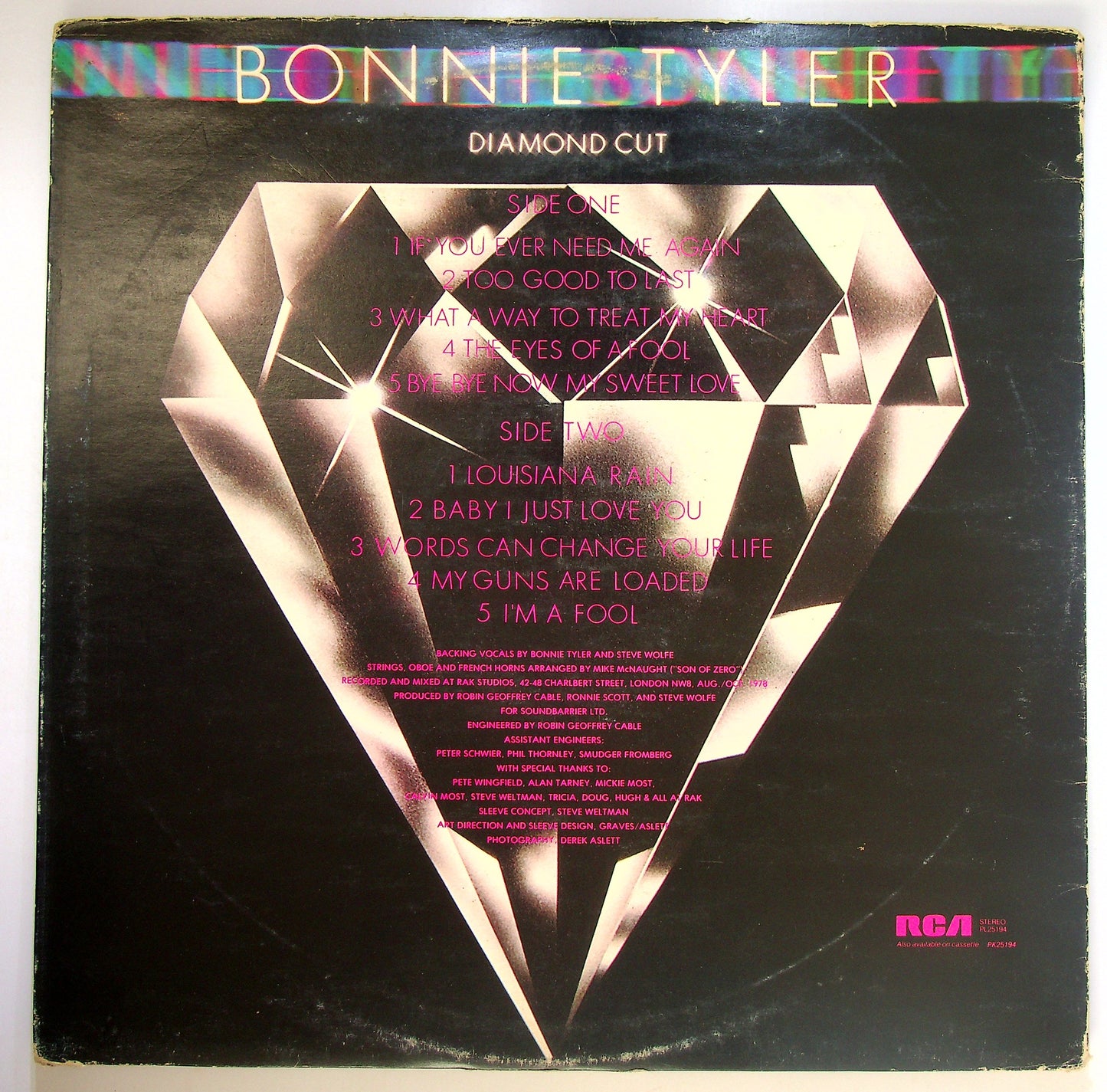 EBOND Bonnie Tyler - Diamond Cut Vinile V085039